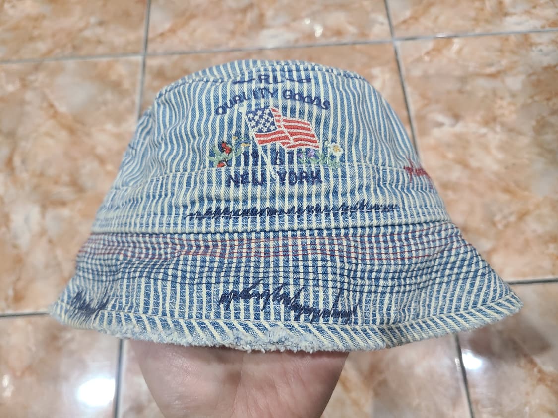 폴로랄프로렌 디스트레스트 스트라이프 데님 버킷 상품이미지1