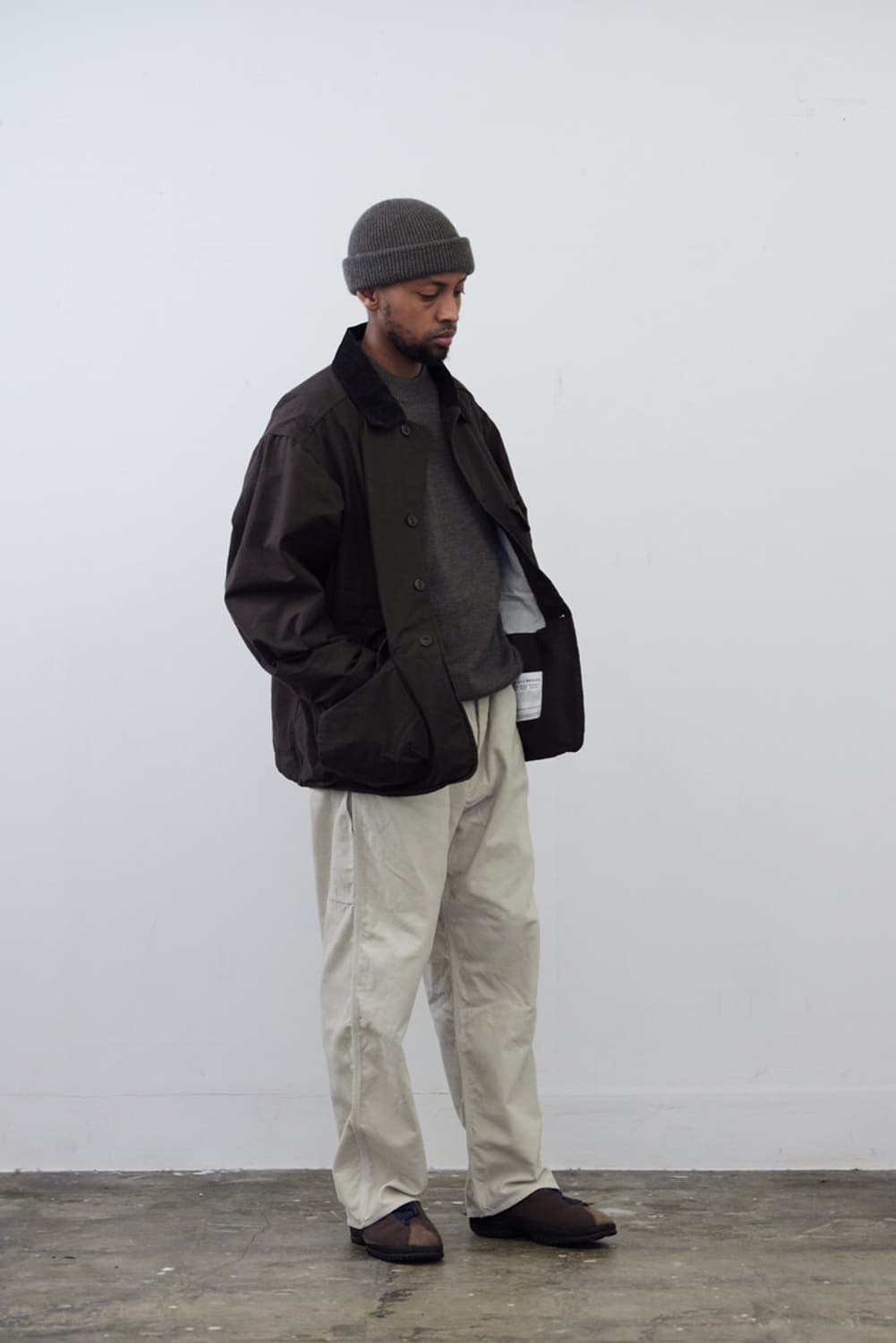 엔즈앤드민즈 헌팅자켓 브라운 블랙 m 상품이미지6