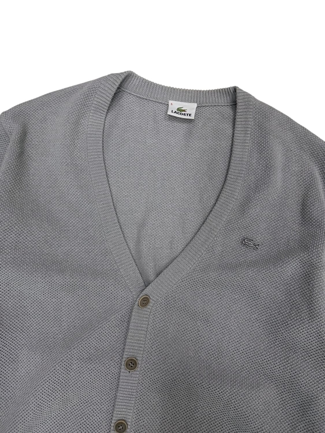 라코스테 가디건 쿨그레이 (5,XL) 상품이미지2