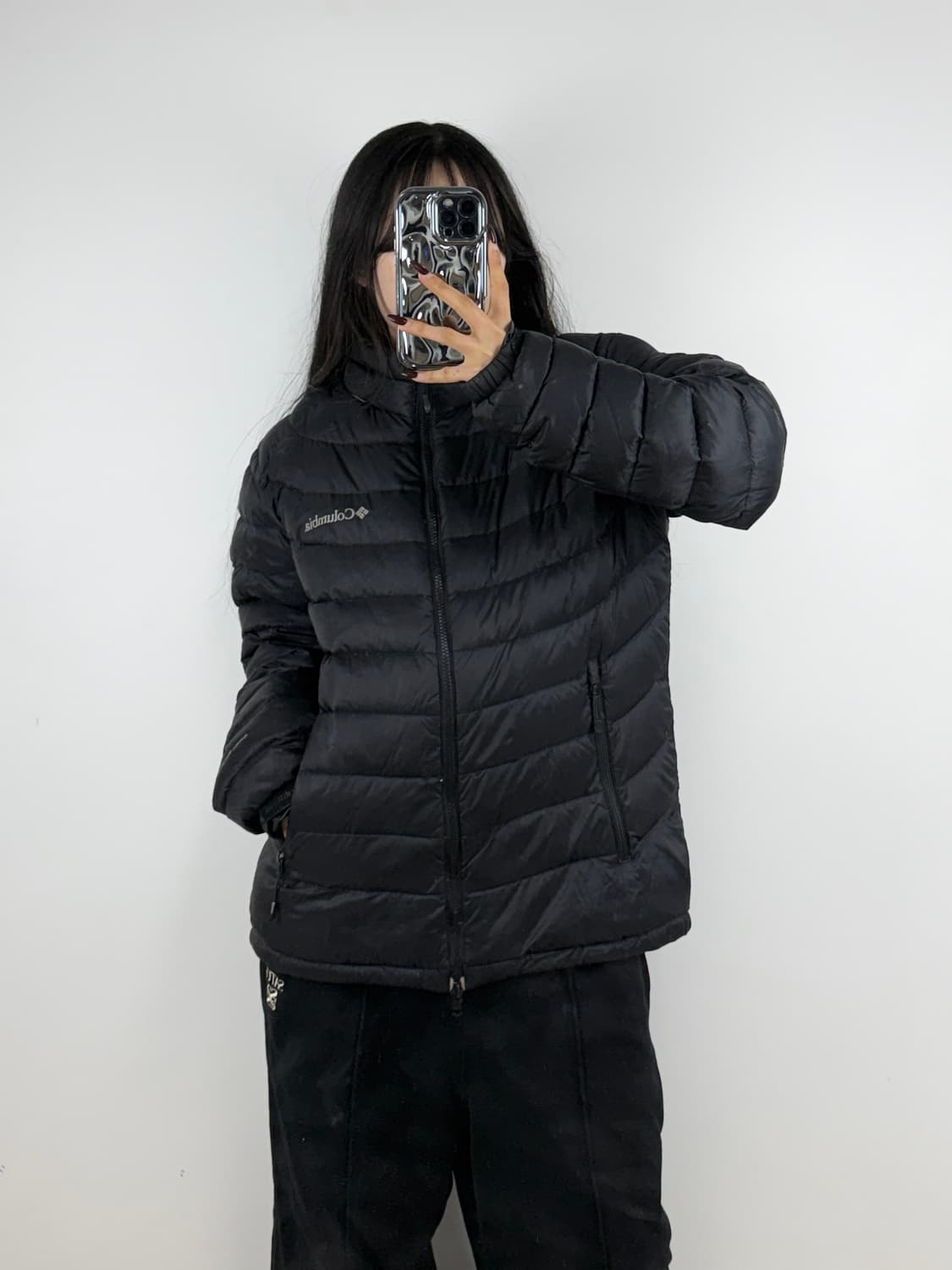 컬럼비아 인터체인지 블랙 경량 패딩 E275 상품이미지1