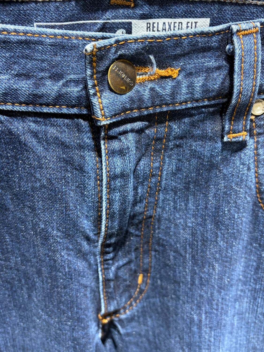 33in CARHARTT 칼하트 포켓 박스로고 릴렉스드핏 중청 데님팬츠 상품이미지5