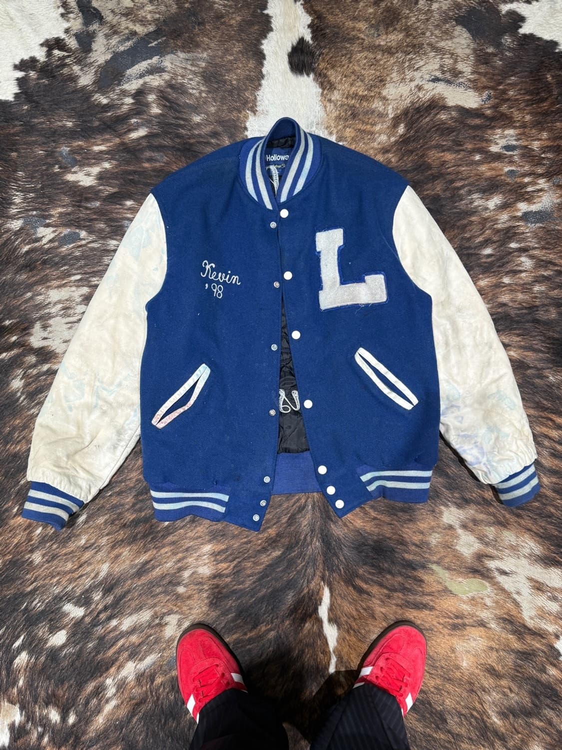 90s usa holloway 바시티 자켓 상품이미지1