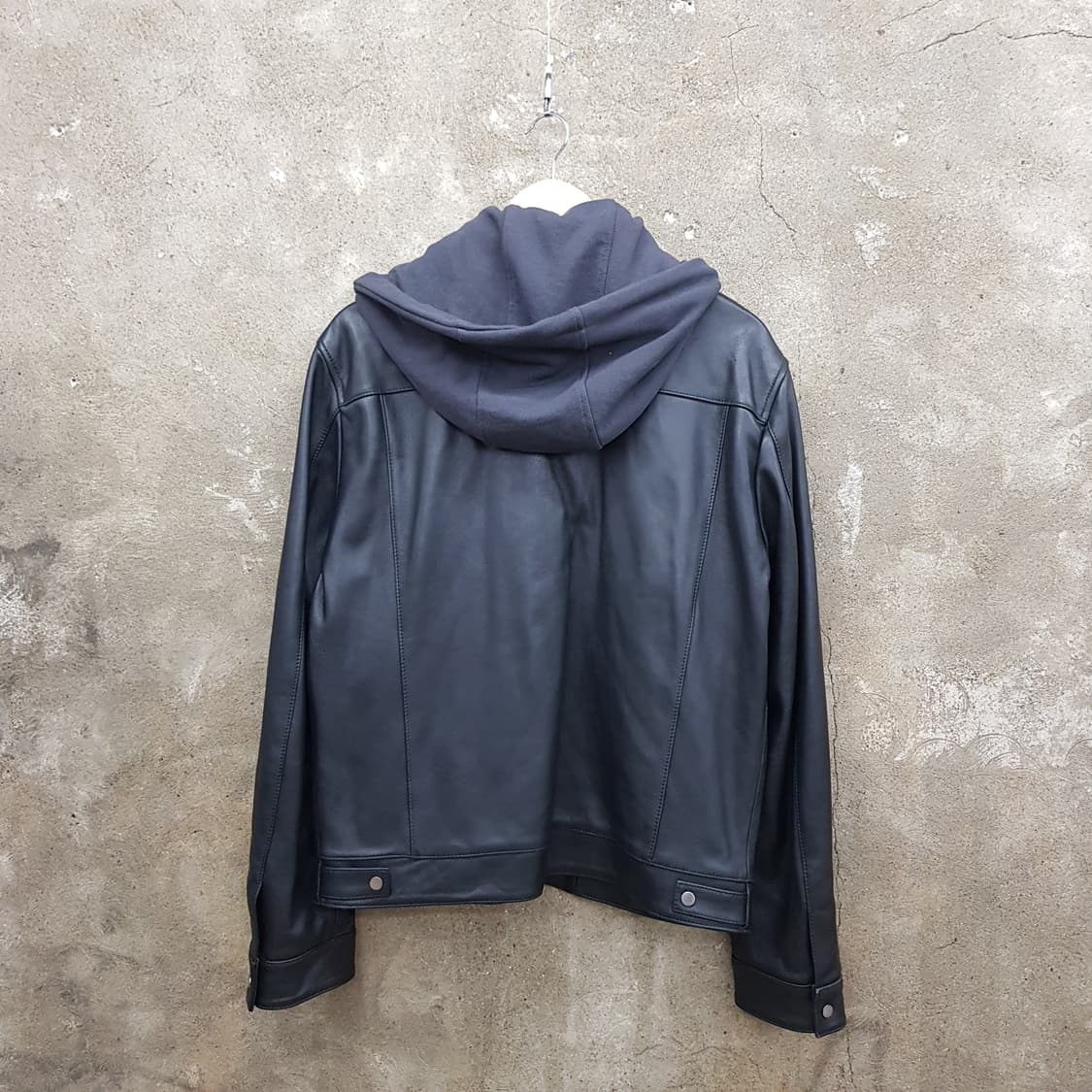 파렌하이트 양가죽 후드 자켓 L 사이즈 상품이미지1