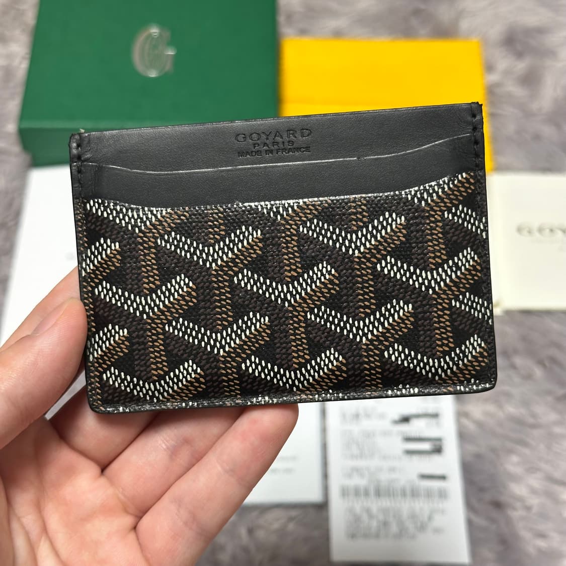 [풀구성] 고야드 생쉴피스 카드지갑 블랙 상품이미지2