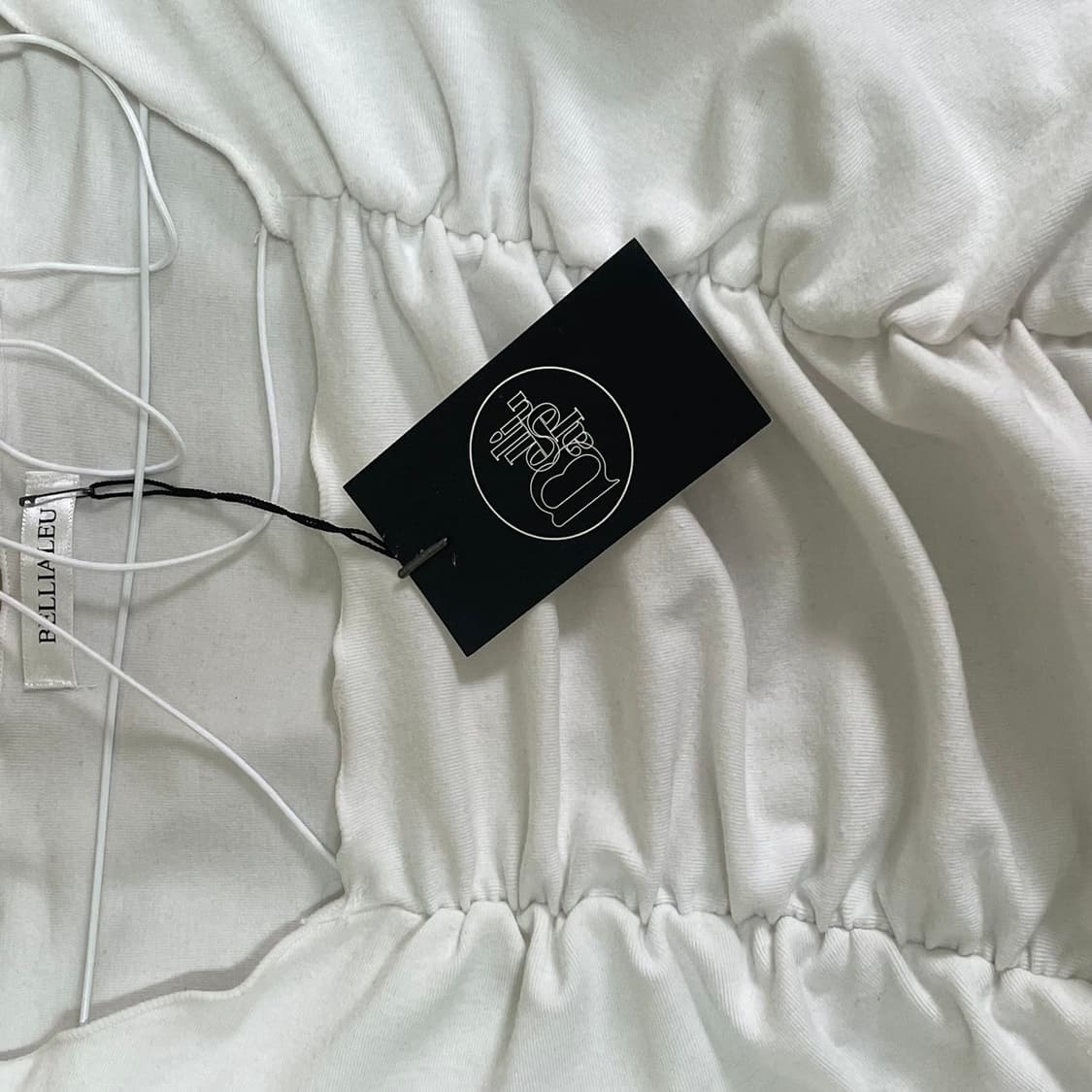 텍 있음) 스퀘어 넥 셔링 티 상품이미지5