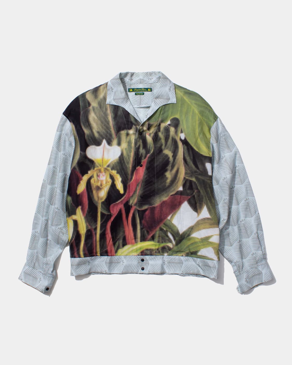 사스콰치패브릭스 모자이크 플라워 셔츠자켓 상품이미지4