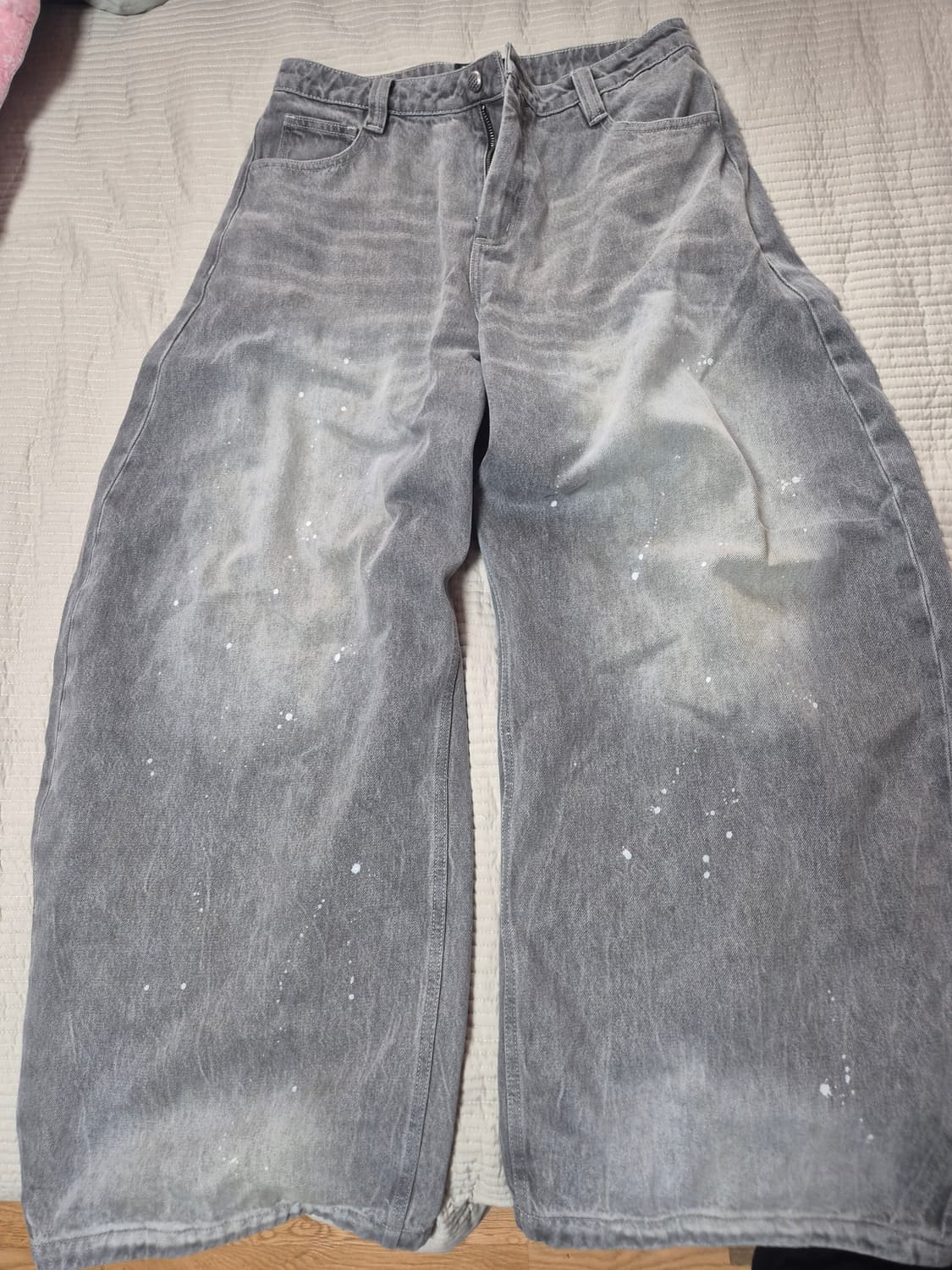 Peoplesense Vintage Ink-Splatter Grey Wi 상품이미지2