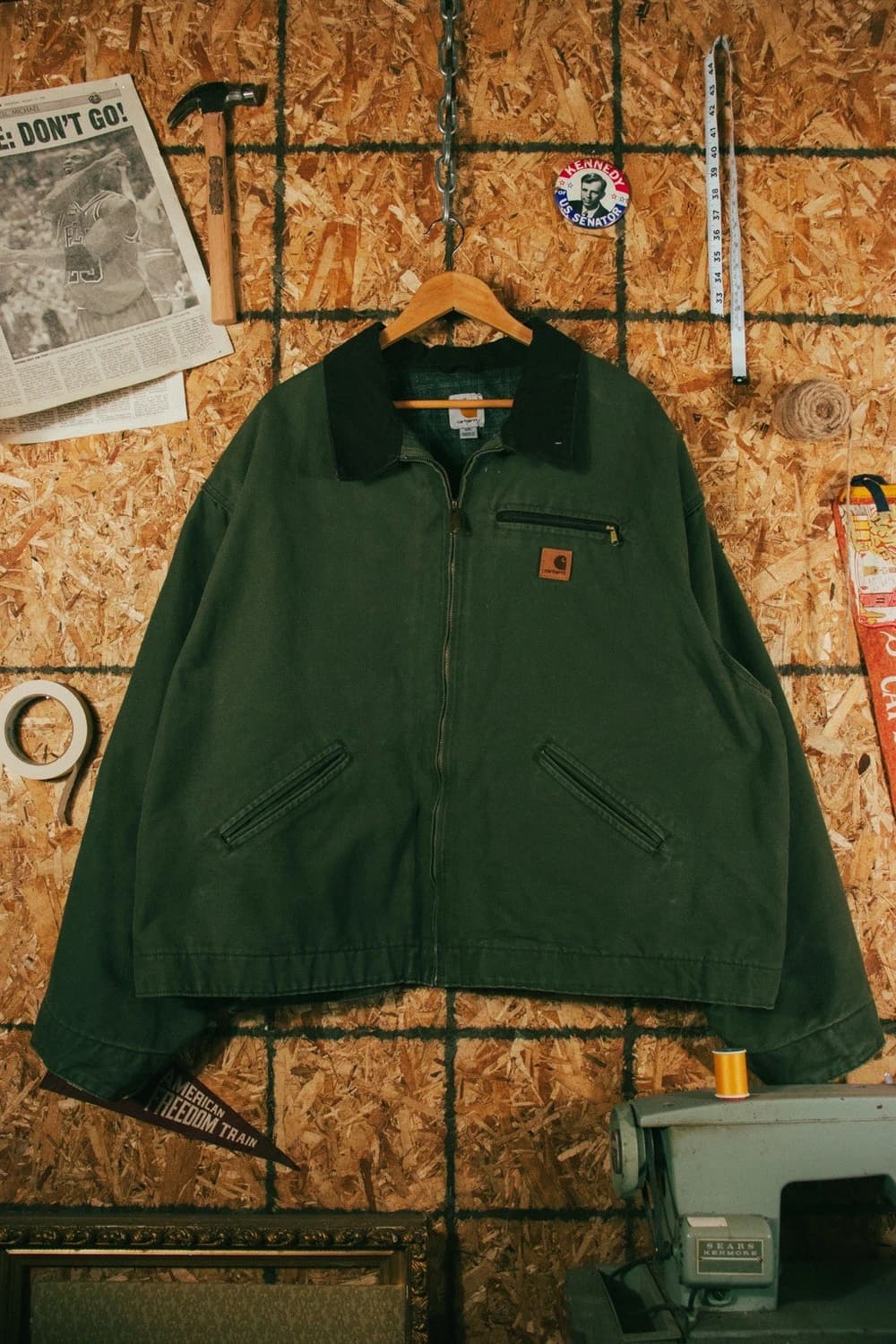 칼하트 j97 디트로이트 자켓 아미그린 상품이미지1