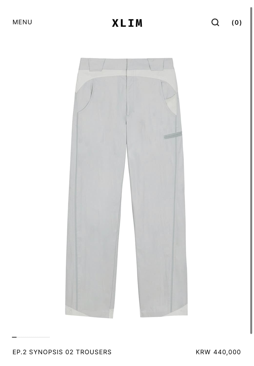 엑슬림 EP.2 SYNOPSIS 02 TROUSERS 상품이미지1