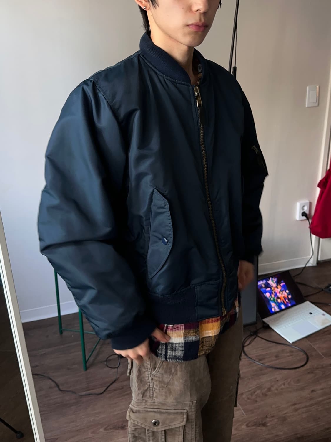 T's Company 리버서블 봄버 상품이미지2