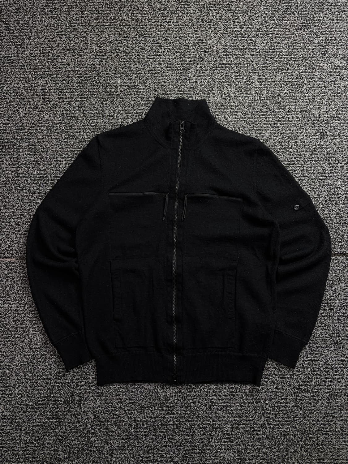 스톤아일랜드 와펜 울 니트 집업 자켓(와펜 X) 1911 상품이미지2