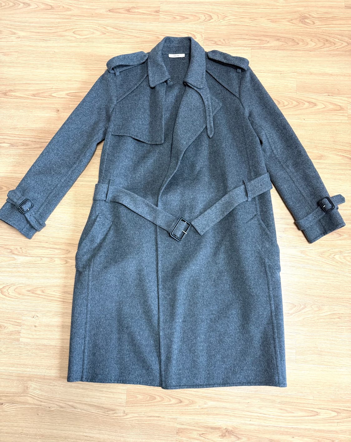 가격내림) 셀린느 그레이 리버시블 코트 38 상품이미지1