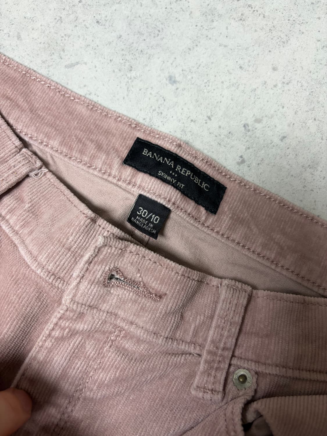 바나나리퍼블릭 연핑크 스키니핏 긴바지 30 상품이미지4