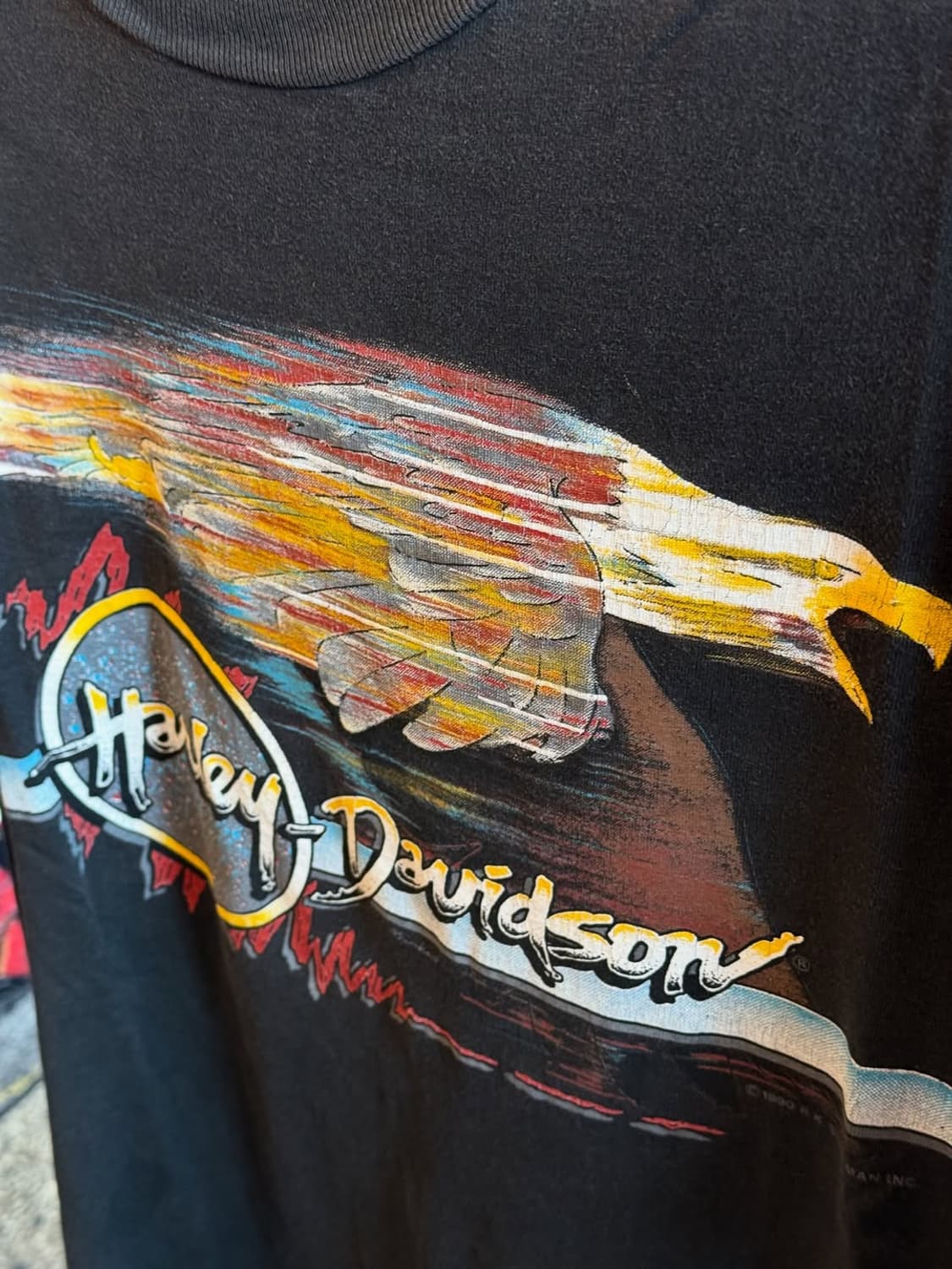 🦅 HARLEY-DAVIDSON 반팔 (1990) 상품이미지3