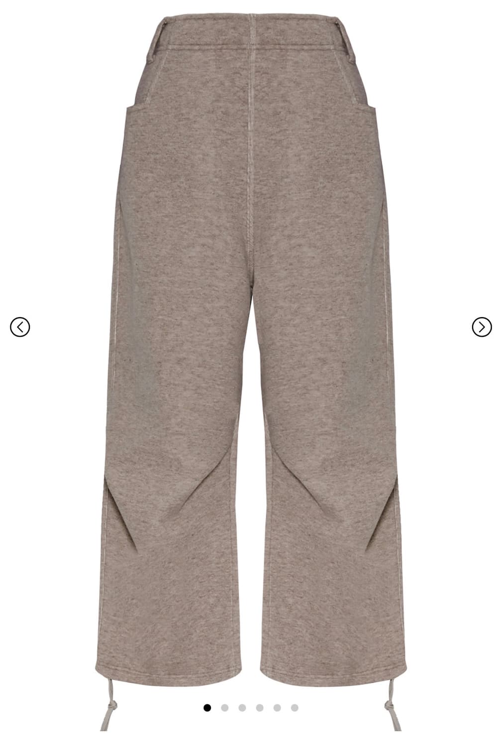 [실착 1회] 카미엔 코지 울 팬츠 - 오트밀 상품이미지1