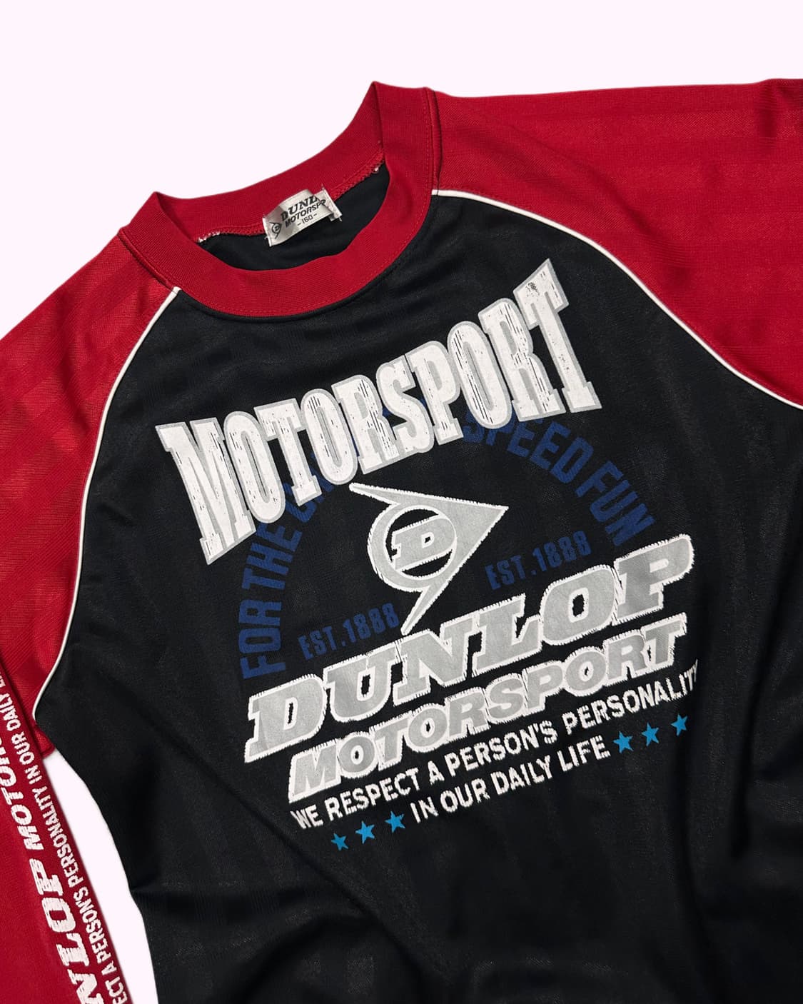 DUNLOP sporty motor jersey t-shirt 상품이미지3