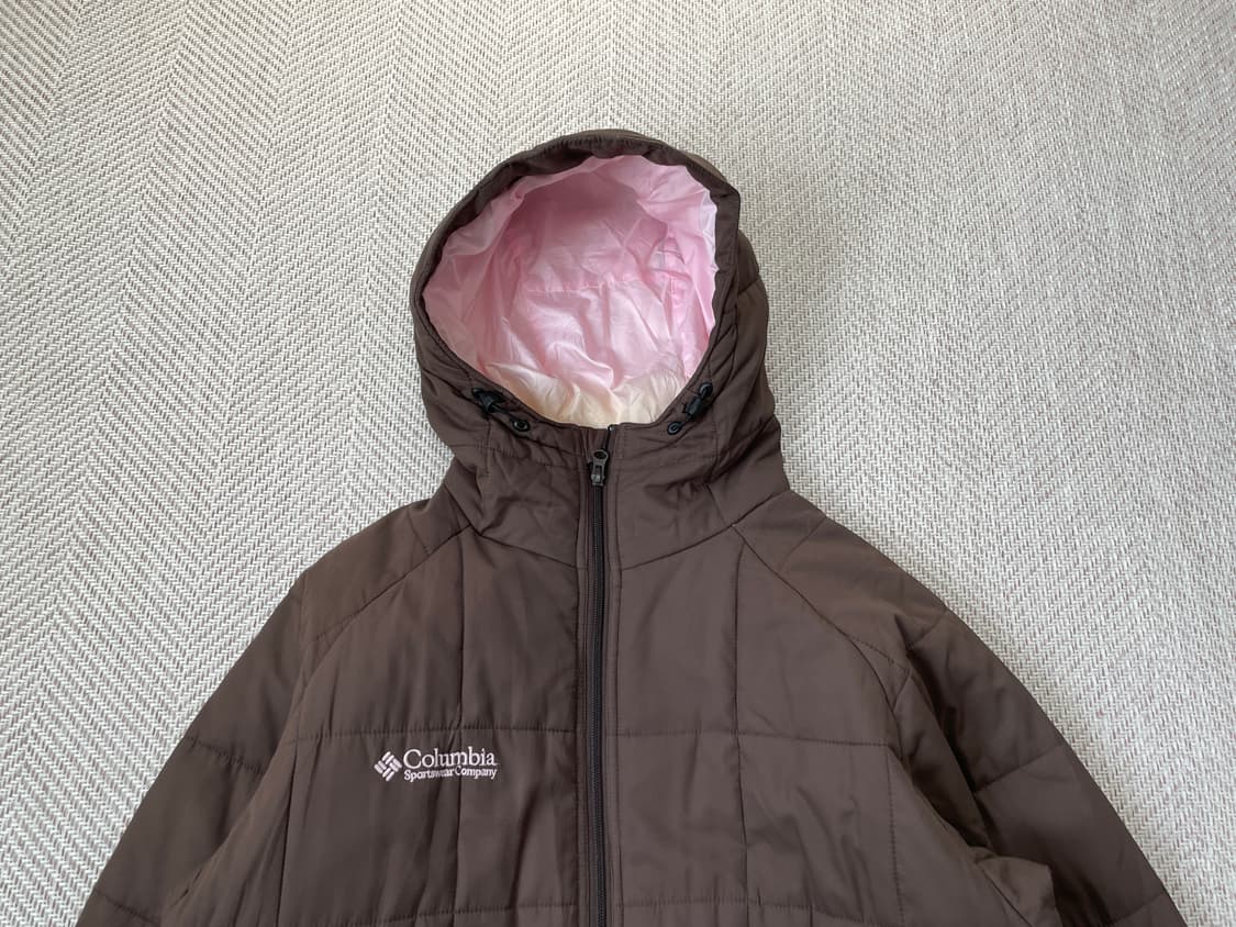 컬럼비아 브라운 경량 패딩  J03716 상품이미지4