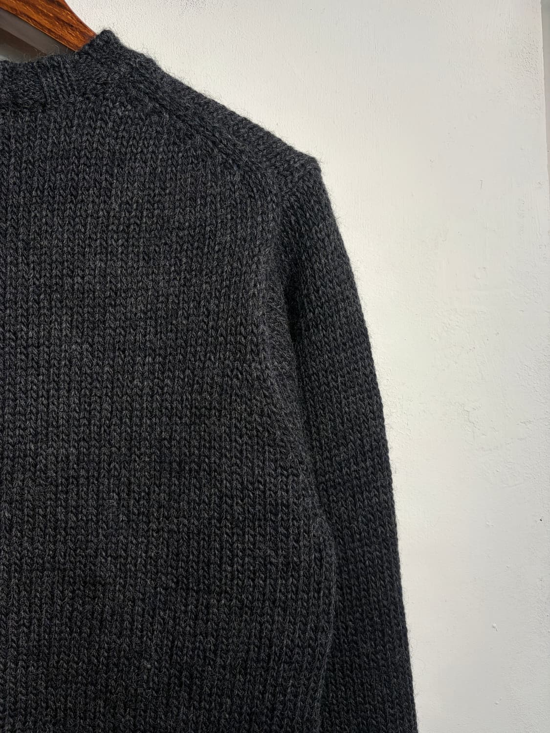 [M] wool 100% 울 100% 브이넥 니트   상품이미지9