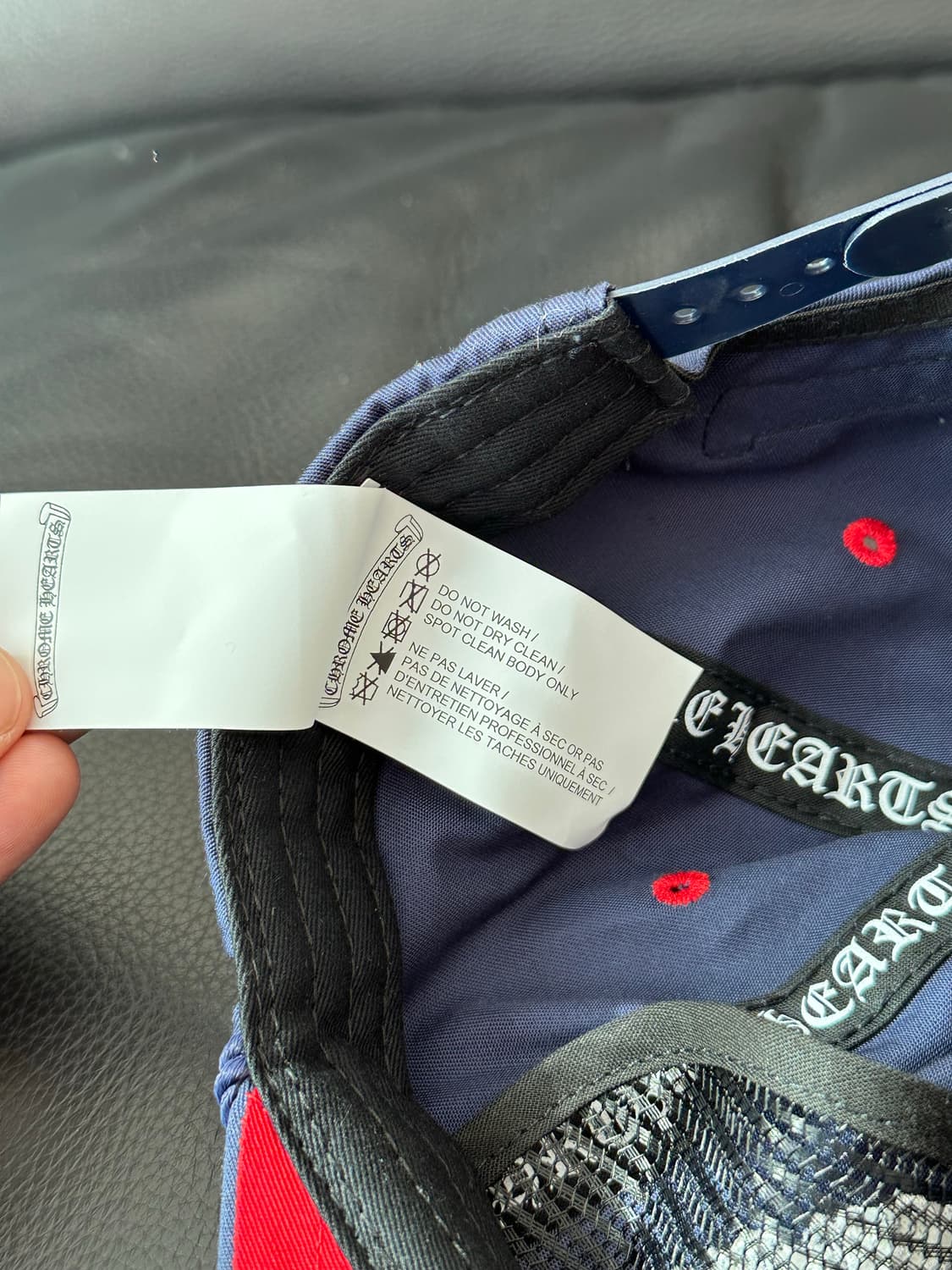 크롬하츠 가스스테이션 캡 모자 네이비 상품이미지9