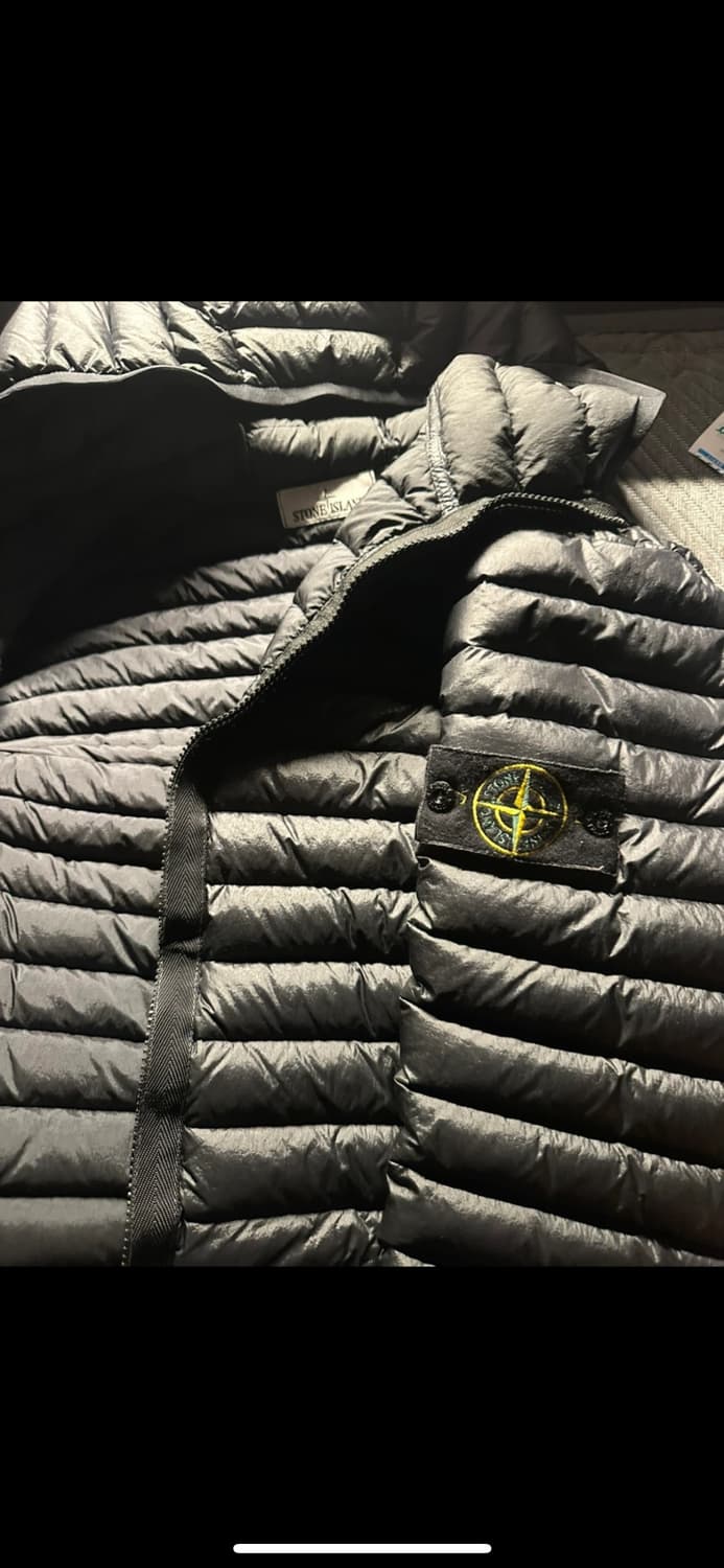 스톤아일랜드 룸 우븐 챔버스 경량패딩 L 상품이미지4
