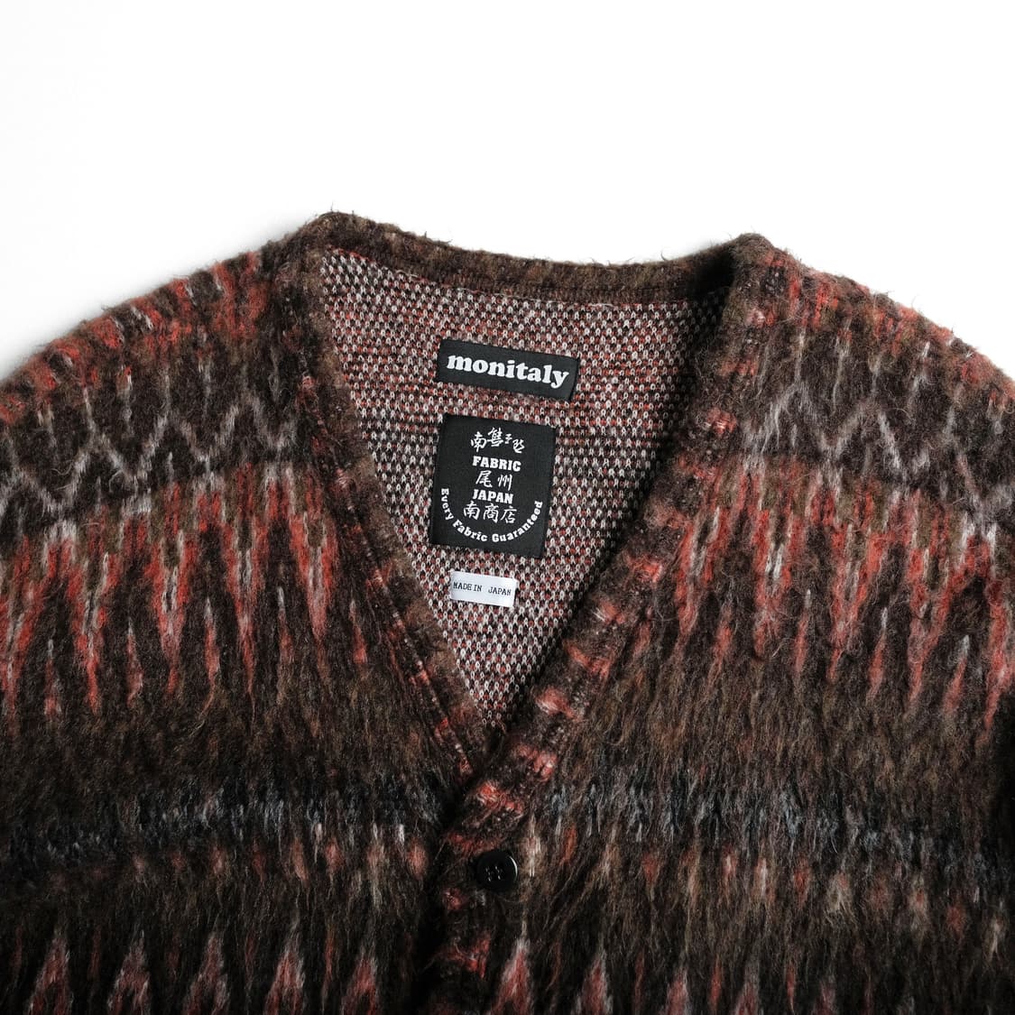 모니탈리 쉐기 V넥 가디건 L(103-105)사이즈 상품이미지4