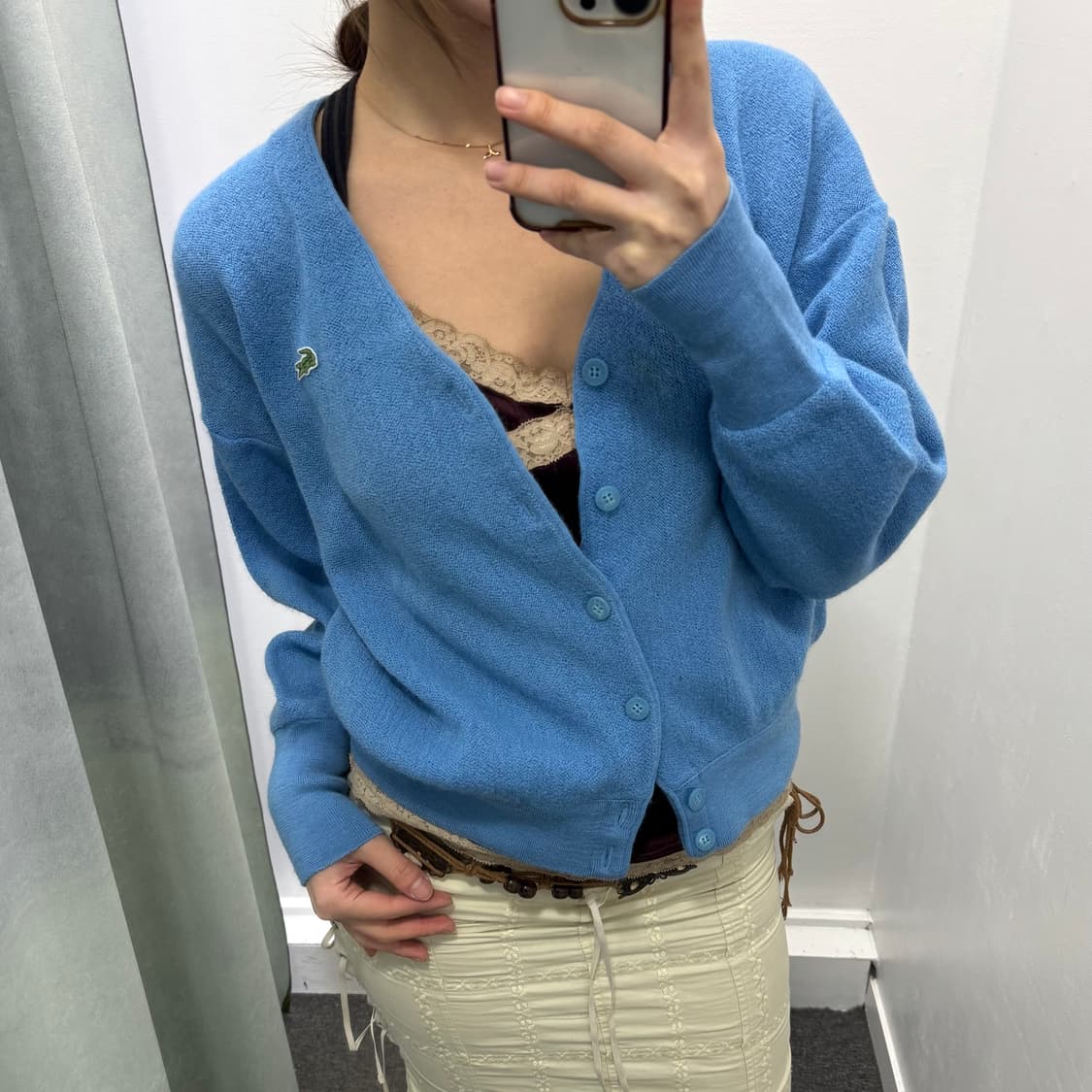 라코스테 블루 가디건 상품이미지4