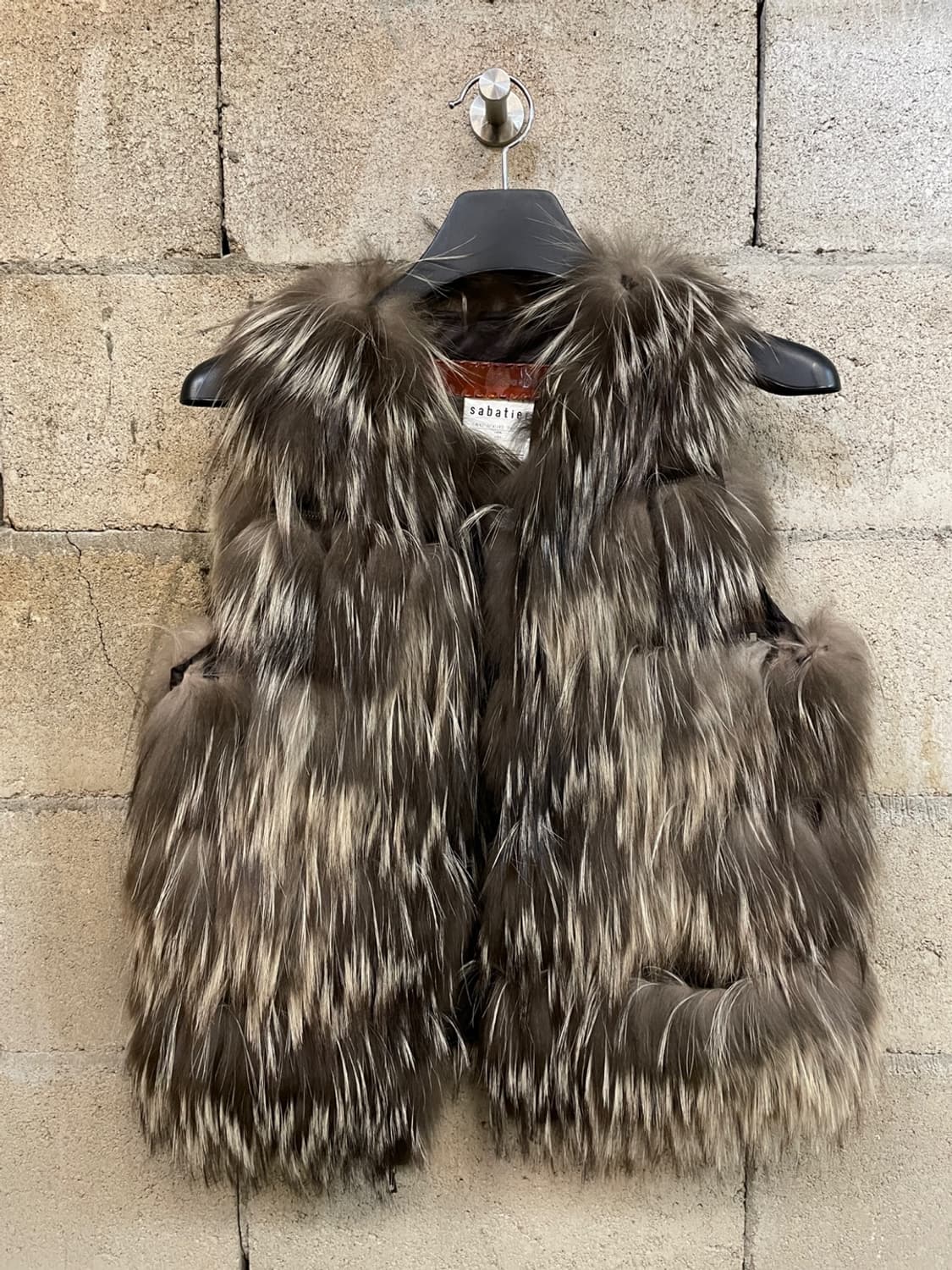 사바티에 폭스 퍼 베스트  상품이미지1