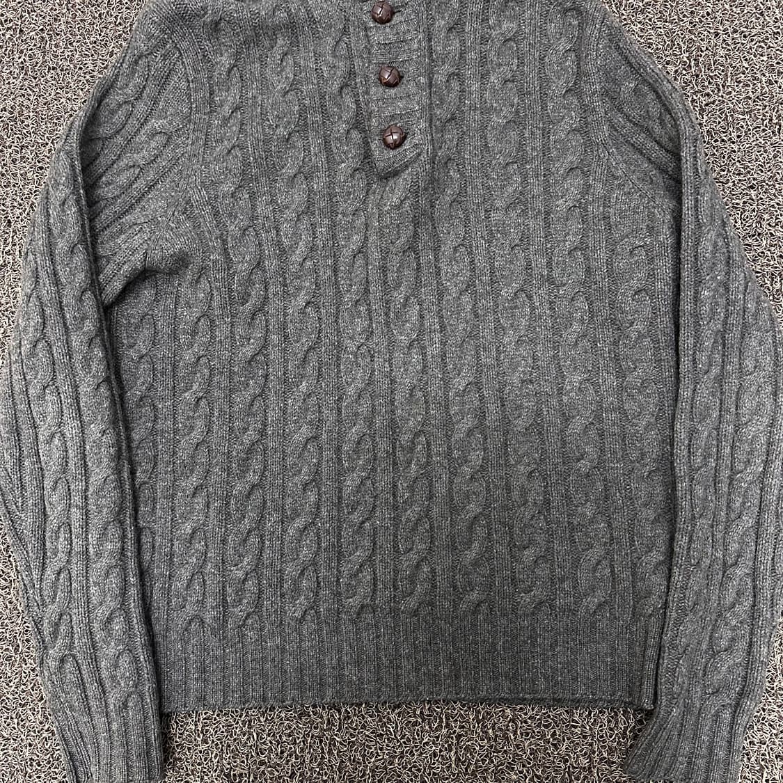 POLO 폴로 랄프로렌 꽈배기 케이블 램스울 니트 L 상품이미지3