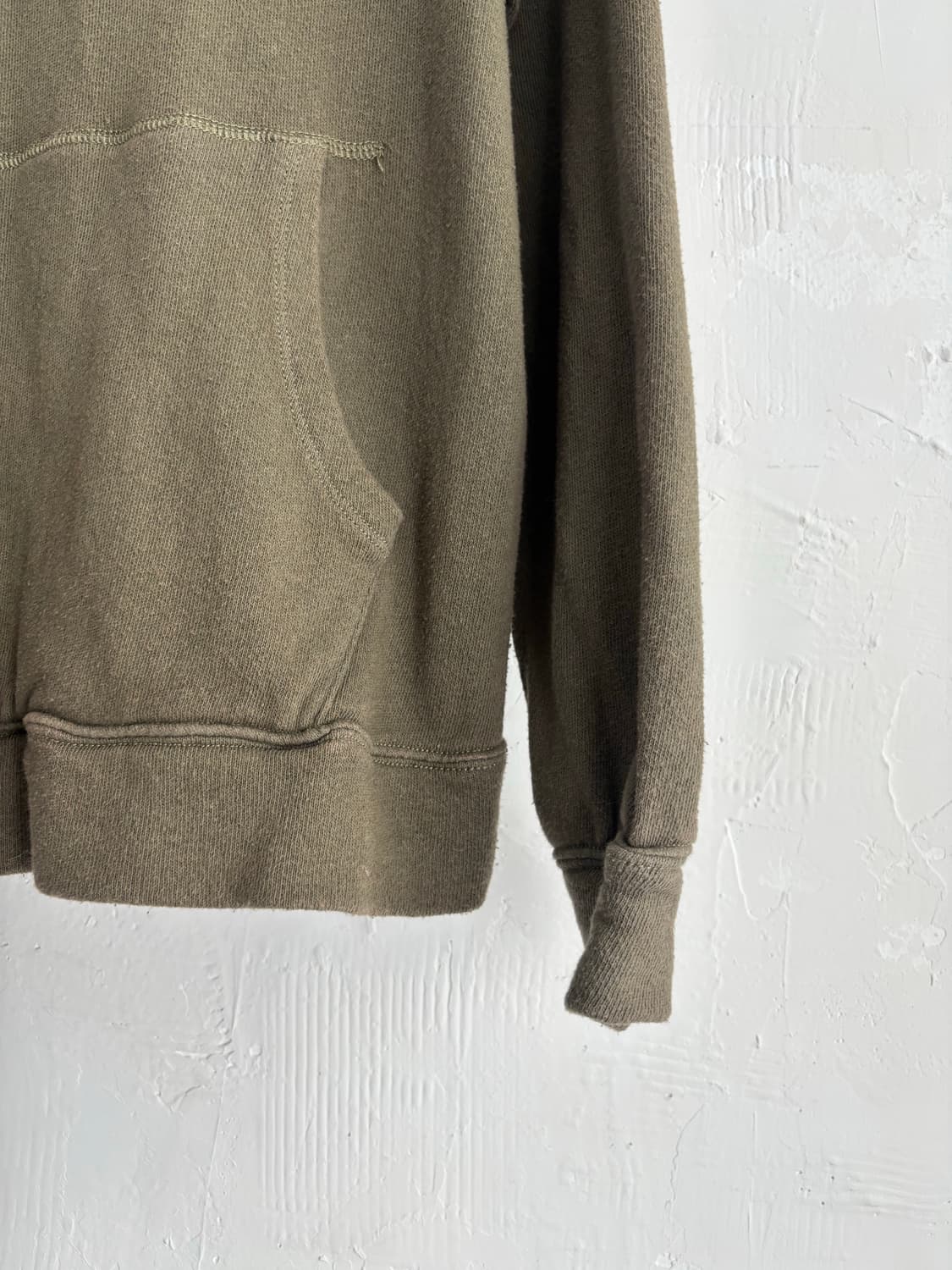 R13 올리브 카키 데미지 후드 스웻셔츠  상품이미지6