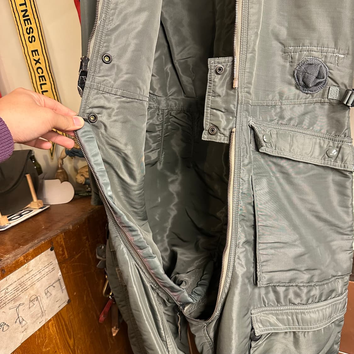 60S USAF CWU-2P 플라이트 수트 M 상품이미지7