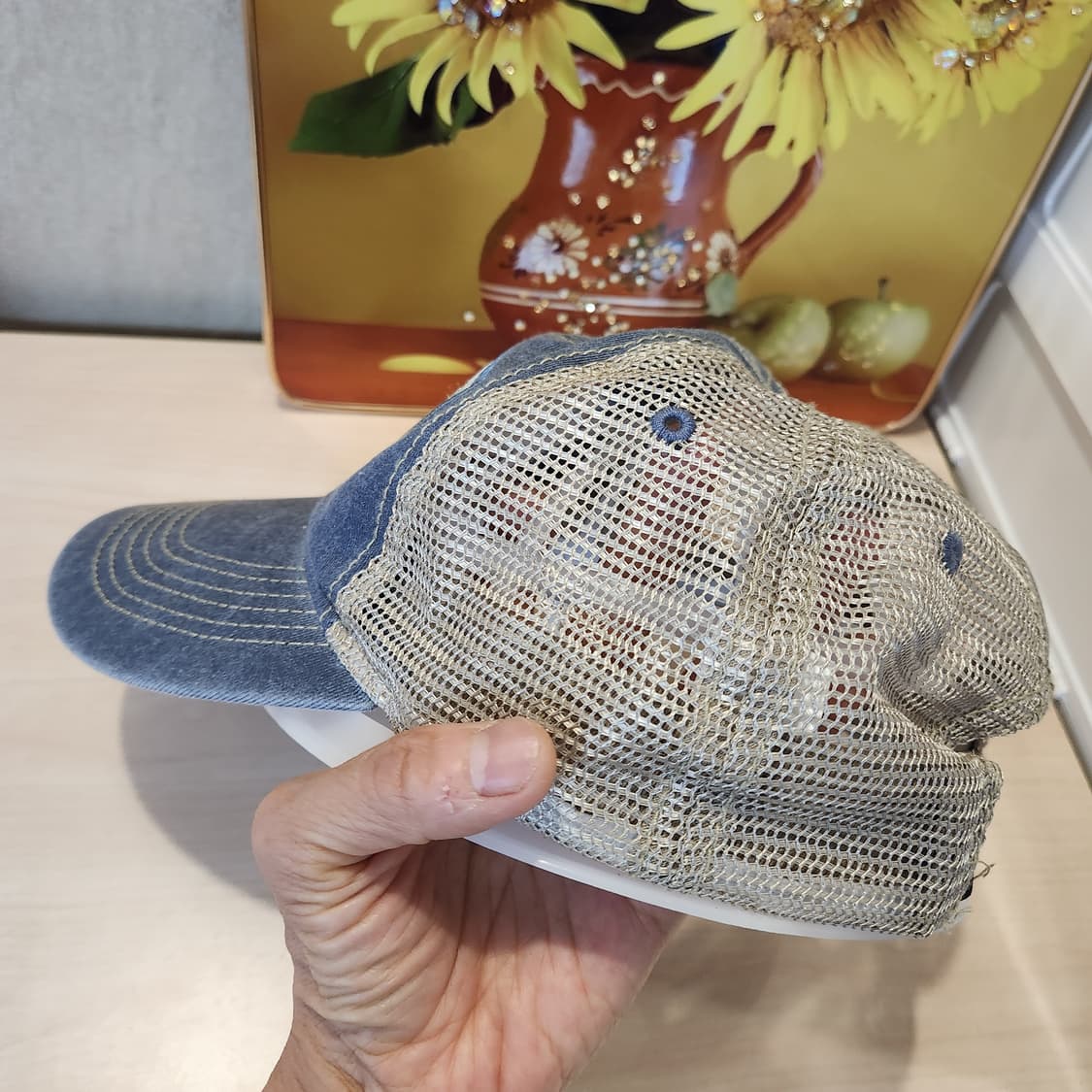 🧢 [OURAY] SAN DIEGO 워싱 빈티지 메쉬 캡 상품이미지4