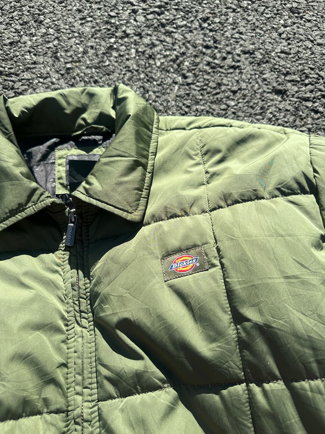 [L] 디키즈 패딩 카키 컬러 상품이미지3