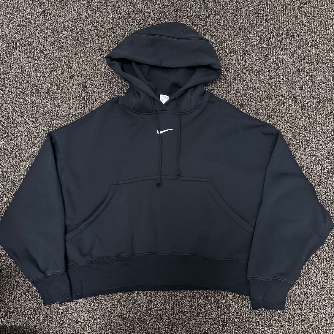 NIKE 나이키 기모 여성 후드티셔츠 블랙 XL 상품이미지1