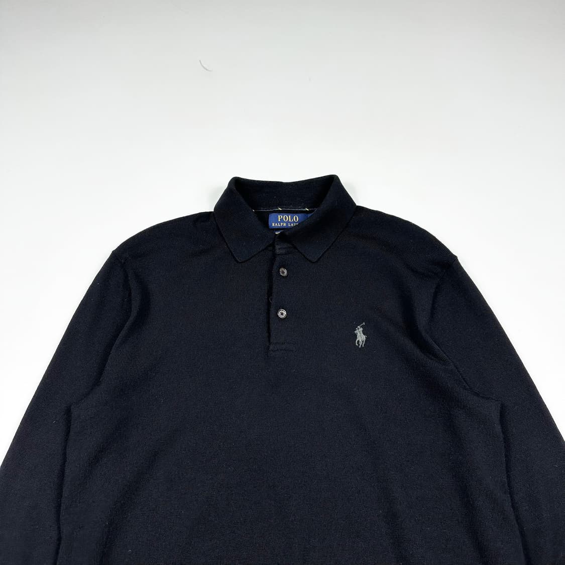 폴로 랄프로렌 클래식 메리노 울 니트 카라티 XS 상품이미지2