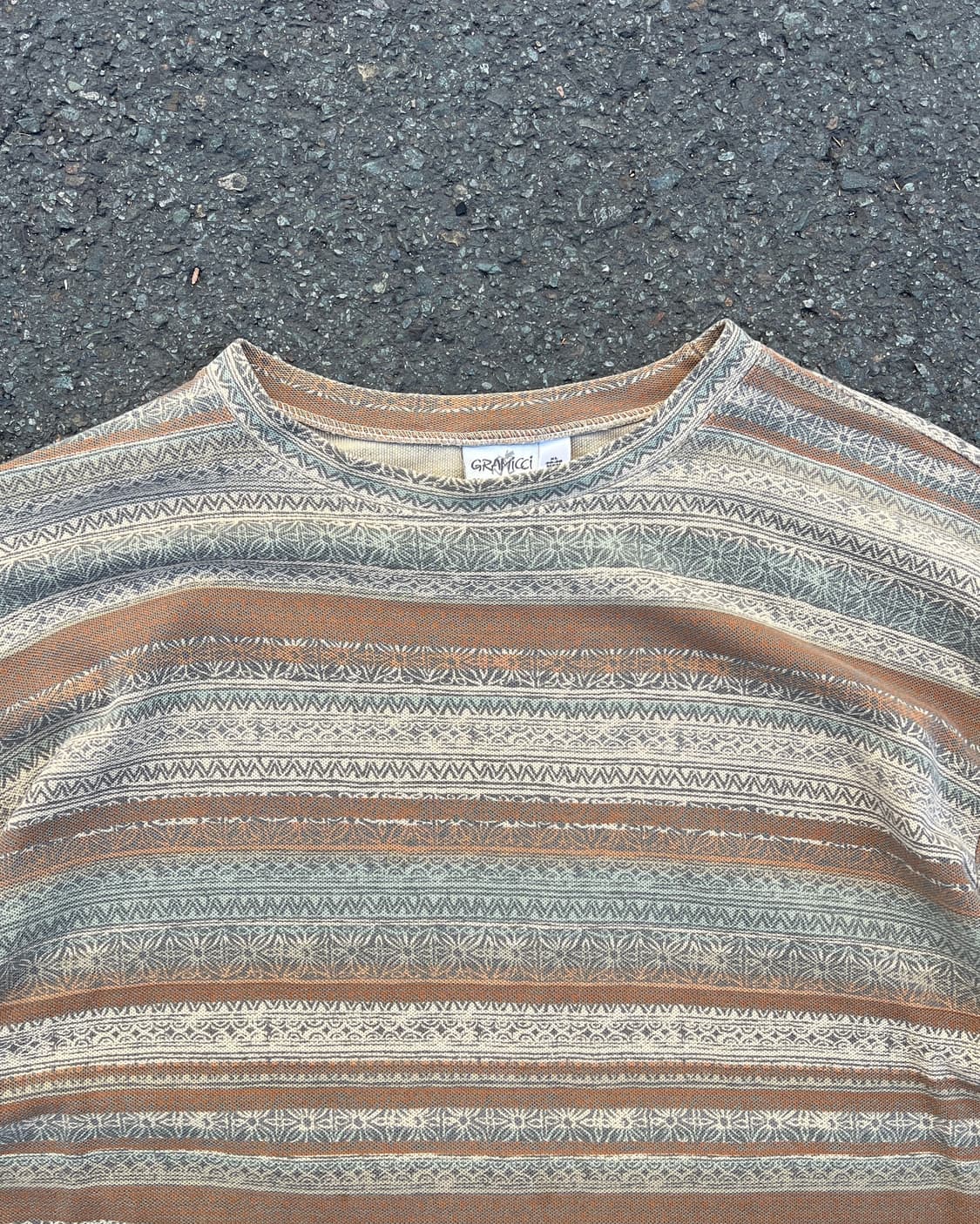 [XL] 90s 그라미치 트라이벌 스트라이프 티 상품이미지3