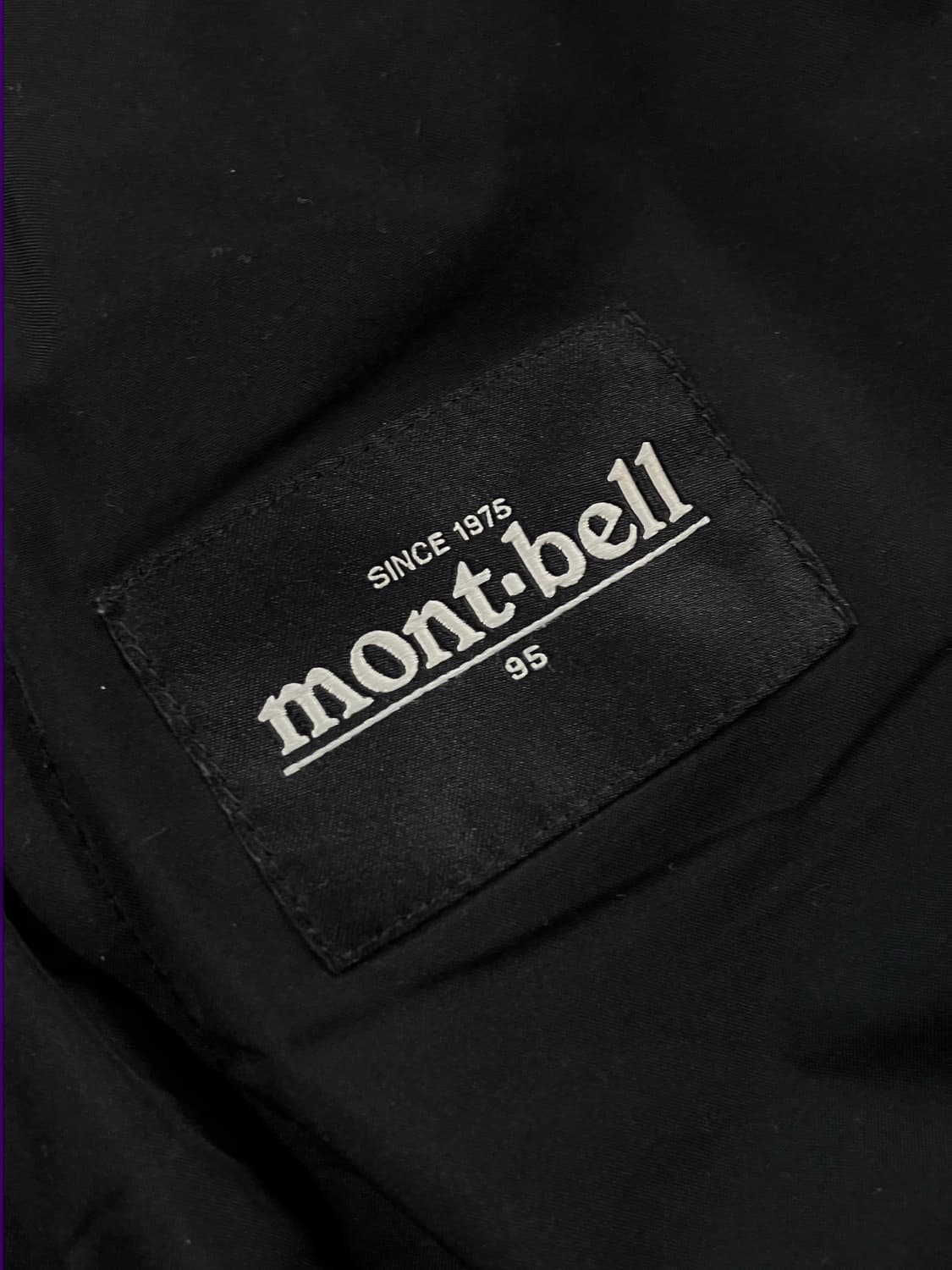 몽벨 패딩 자켓 블랙 95 #csz3527 상품이미지5