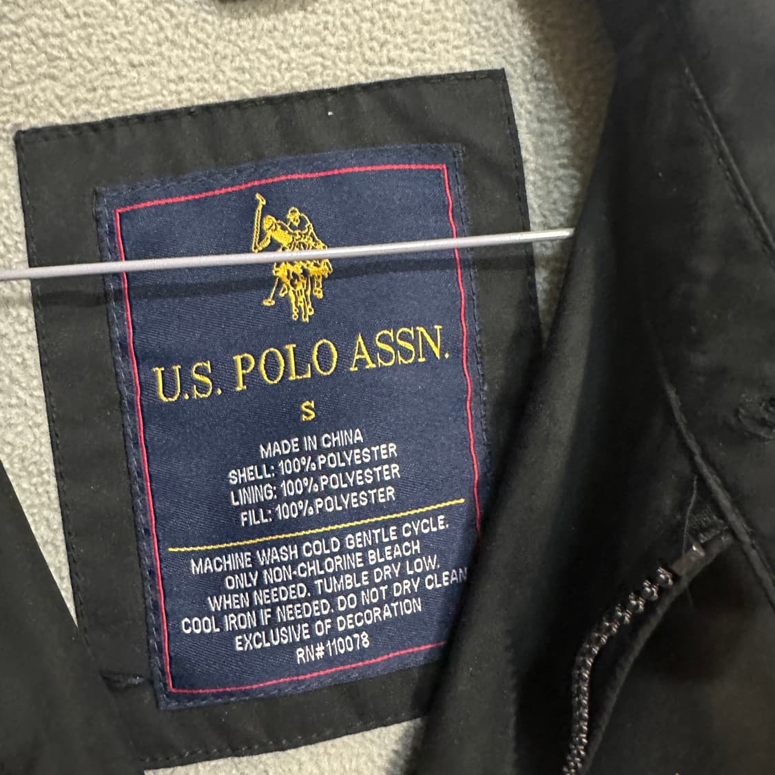 US POLO ASSN 블랙 자켓 s 상품이미지2