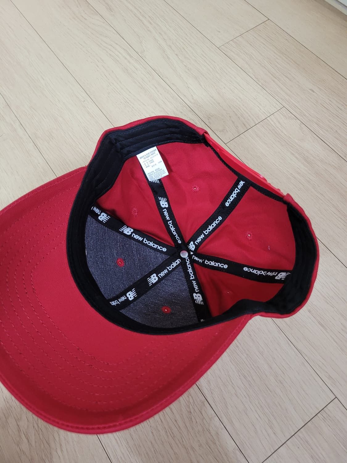 뉴발란스 New Balance  볼캡 FREE 사이즈 레드 상품이미지7