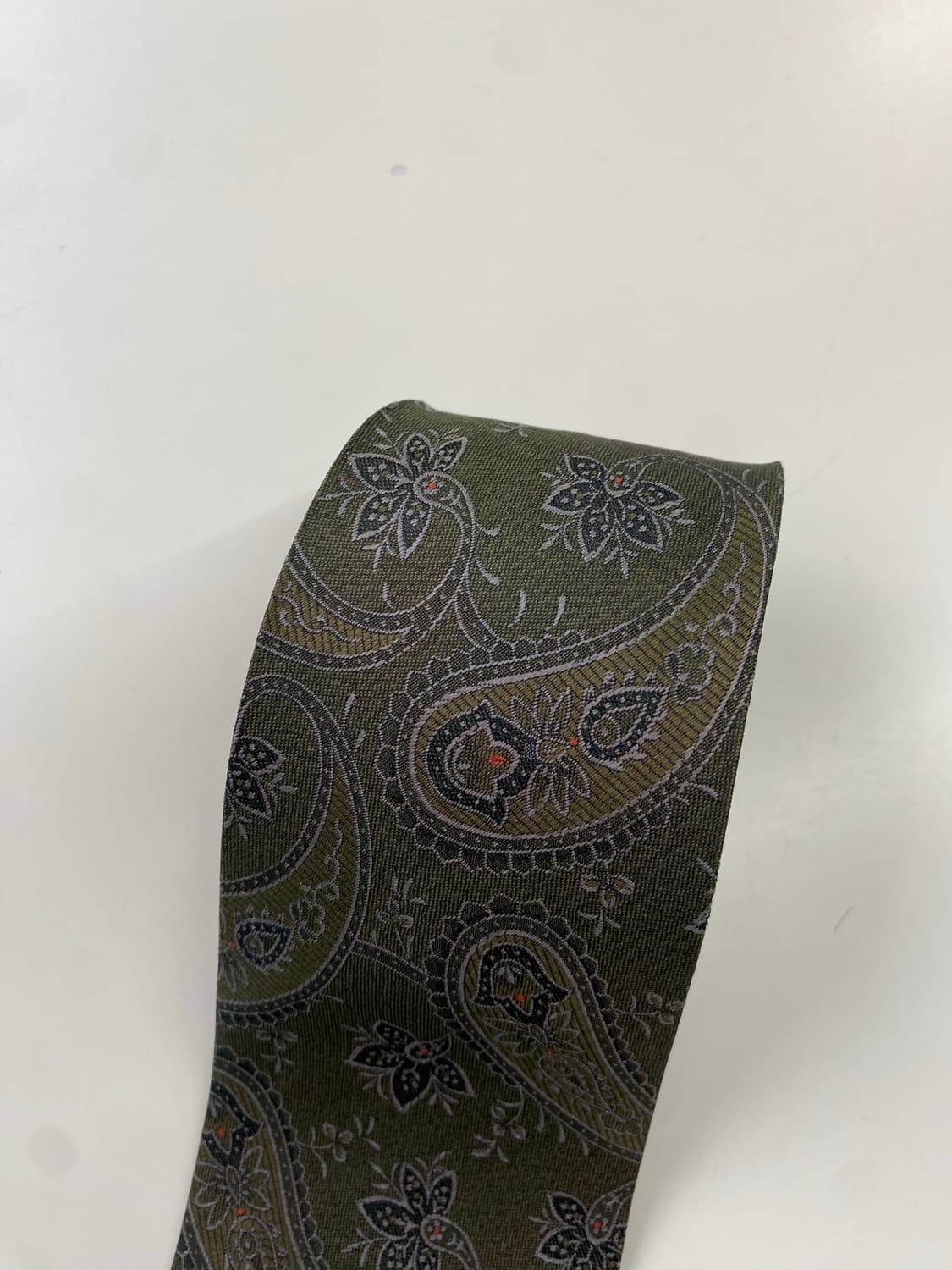 입생로랑(YSL) 페이즐리 명품 정품 넥타이8.3cm 상품이미지5