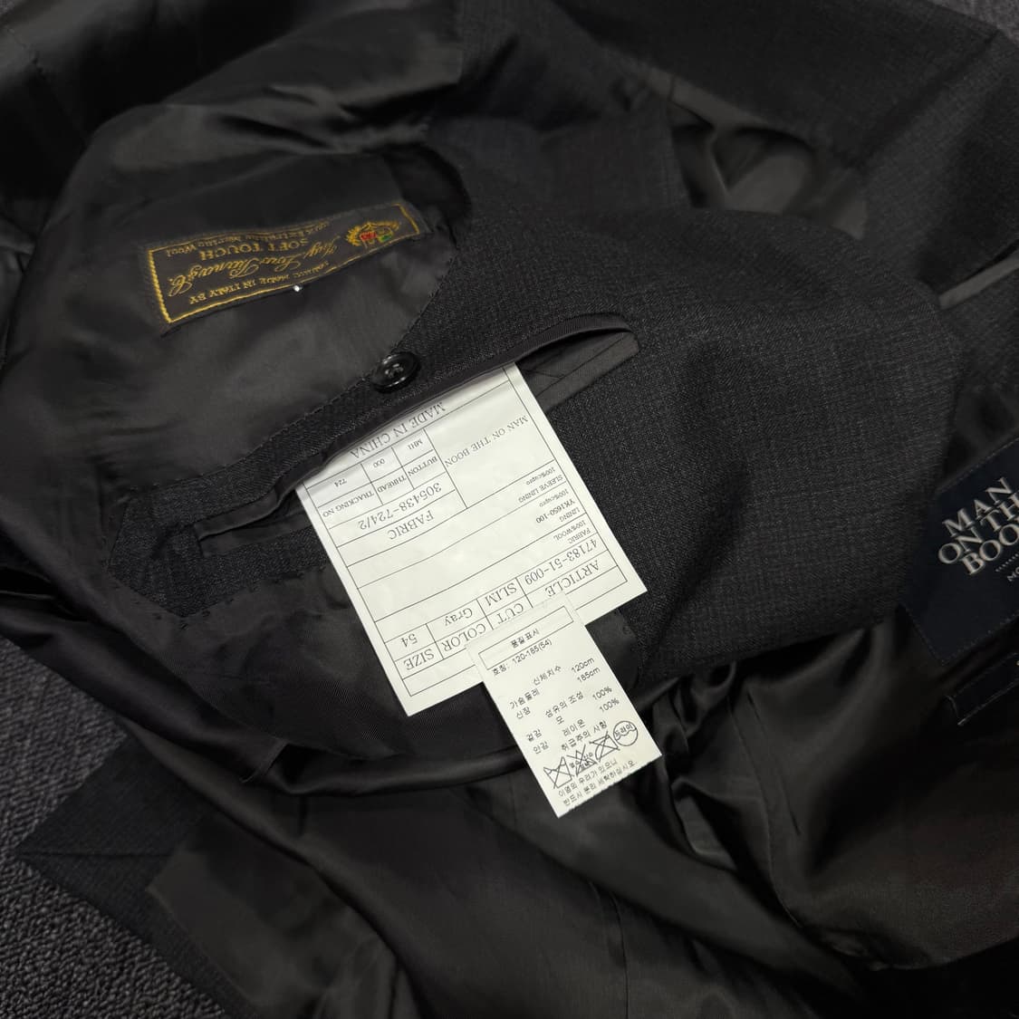 맨온더분 쓰리버튼 모 블레이져 상품이미지9