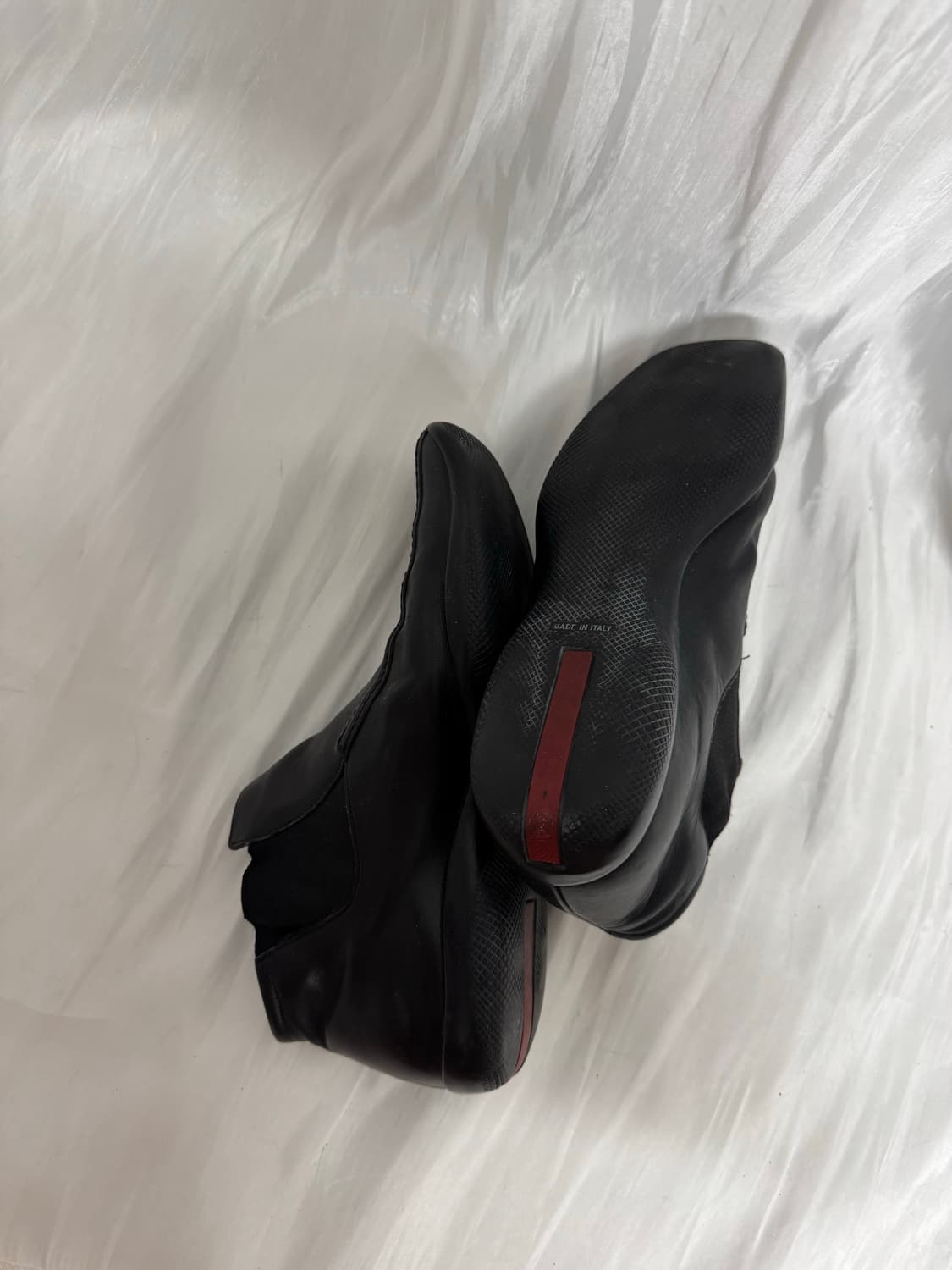 Prada sports buckle leather boots 상품이미지3