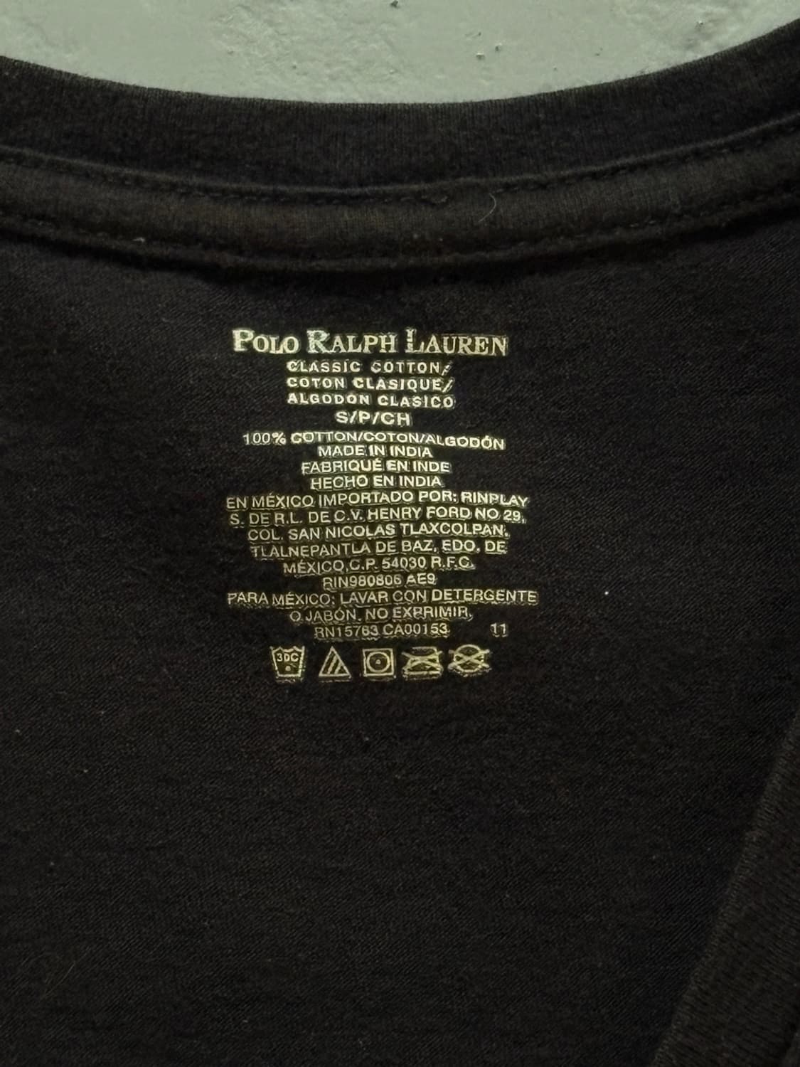 폴로 랄프 로렌(Polo Ralph Lauren) 브이넥 코튼 티셔츠 상품이미지2