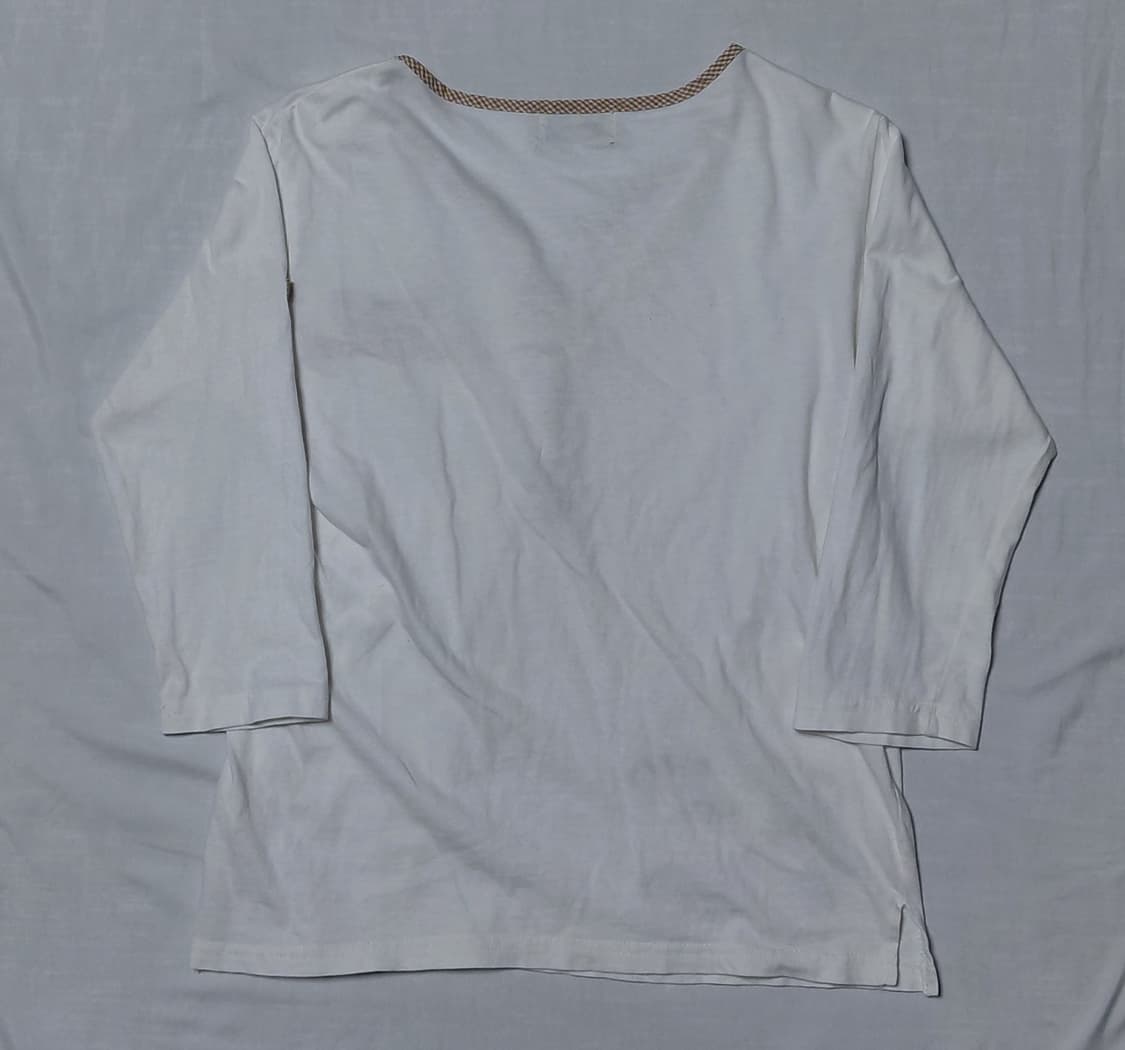 [S] 코스트 바자(Cost Bazar) 자수 포인트 헨리넥 티셔츠 상품이미지8