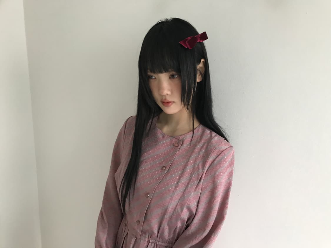 Pink Gold Button Dress 상품이미지7