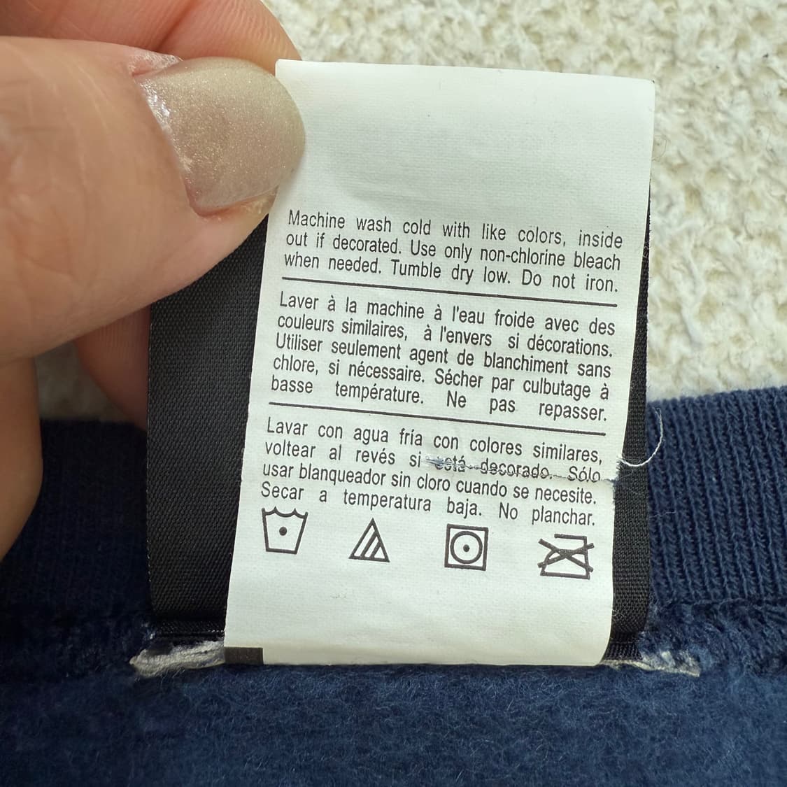 [XL] 트레셔 스케이트보드 크루넥 스웻셔츠 맨투맨 네이비 3728 상품이미지6