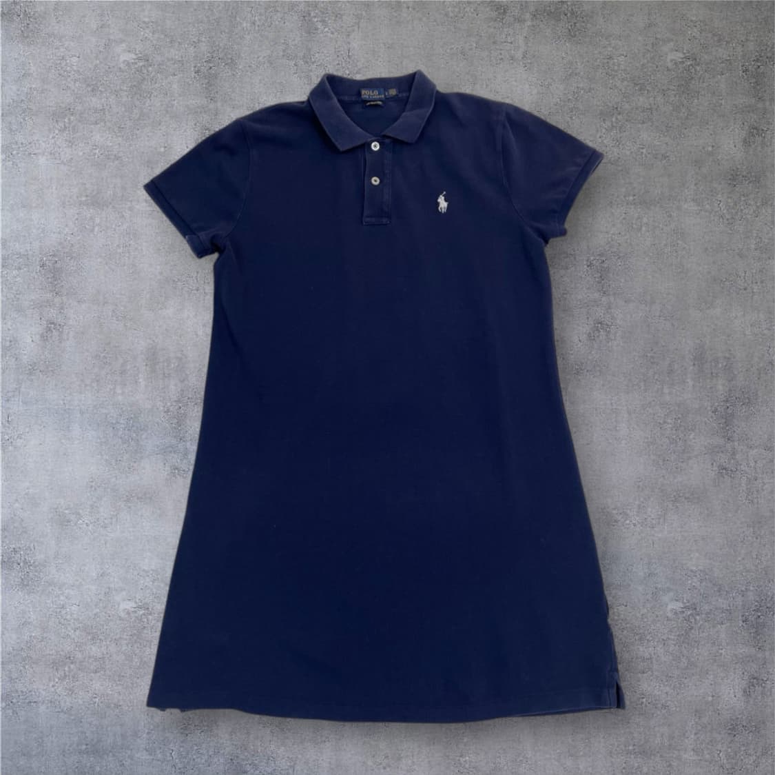 폴로 랄프로렌 네이비 메쉬 미니 카라 원피스 L 상품이미지1