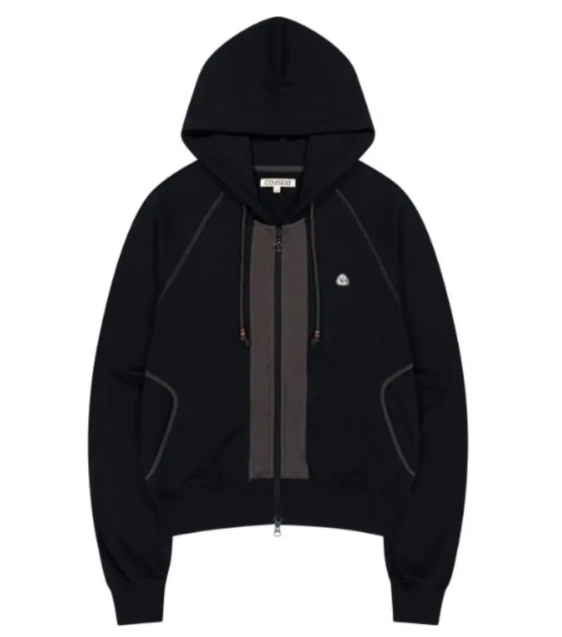 SUU 스마트어반유즈풀 코이세이오 퍼커링 후드집업 블랙 상품이미지1