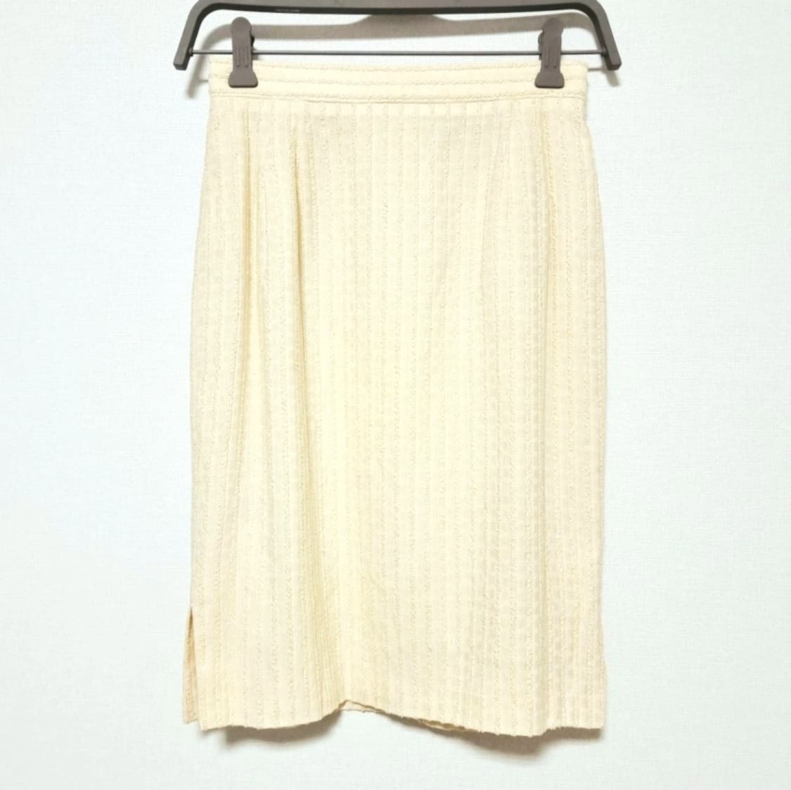 VALENTINO 발렌티노 실크혼방 하이웨스트 스커트 (55) 상태최상 상품이미지1