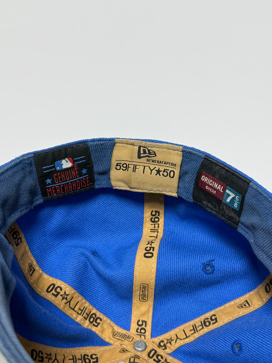 뉴욕 양키스 뉴에라 로얄 블루 스냅백 캡 상품이미지6