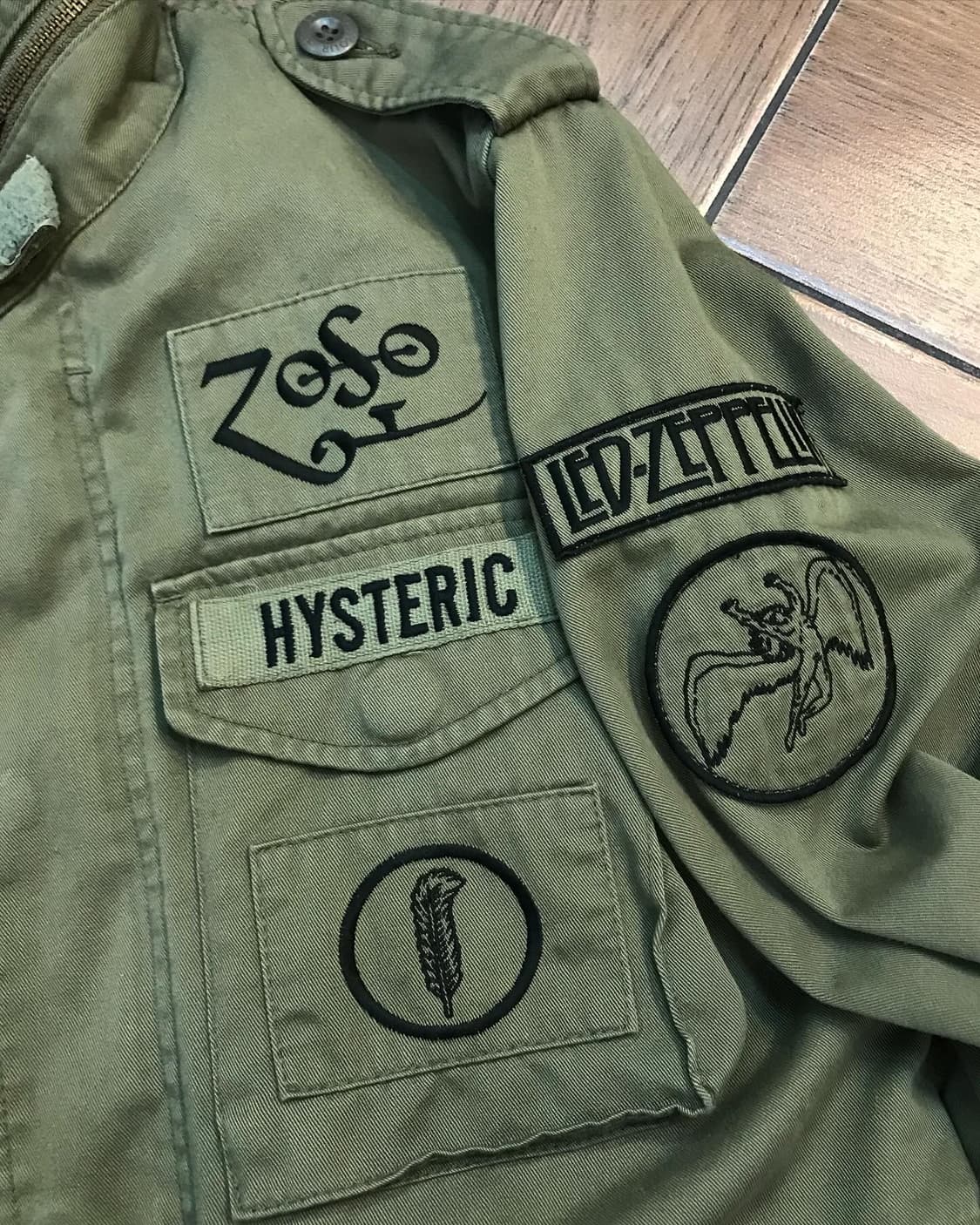 Hysteric Glamour X Led Zeppelin 콜라보 자켓 상품이미지8